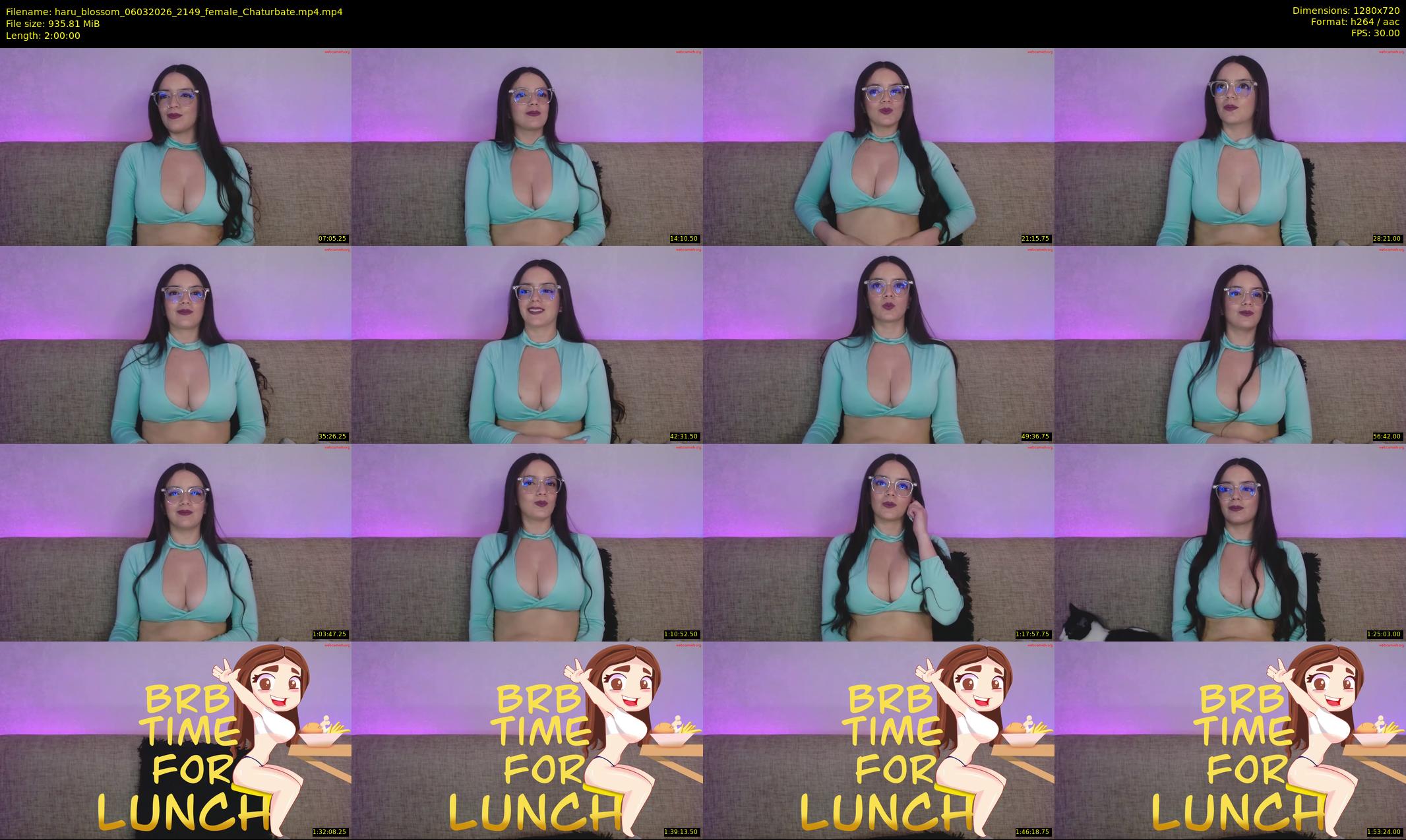 haru_blossom — 120 minute Chaturbate female cam show recording, 720p, Mar 6, 2026