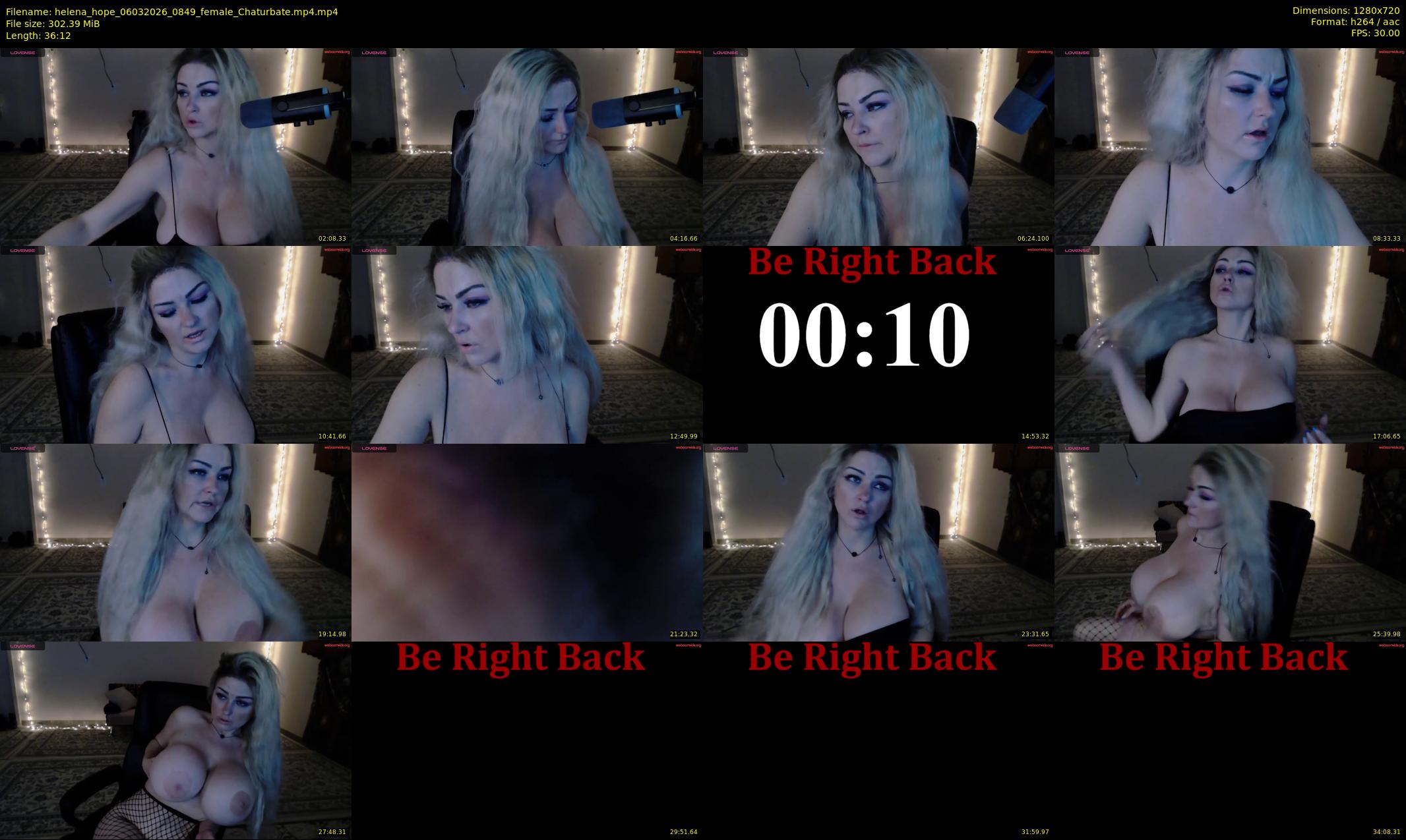 helena_hope — 37 minute Chaturbate female cam show recording, 720p, Mar 6, 2026