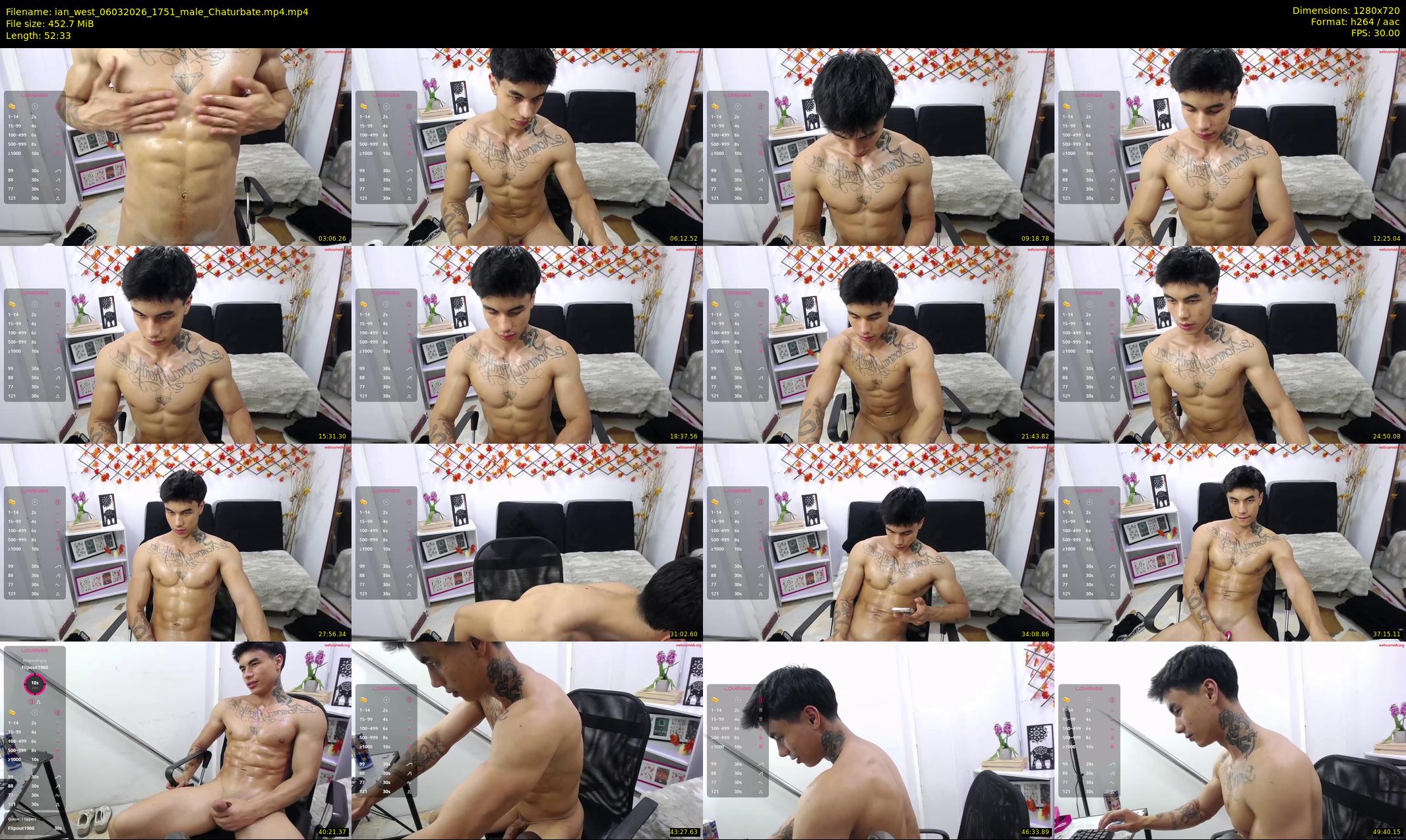 ian_west — 53 minute Chaturbate male cam show recording, 720p, Mar 6, 2026
