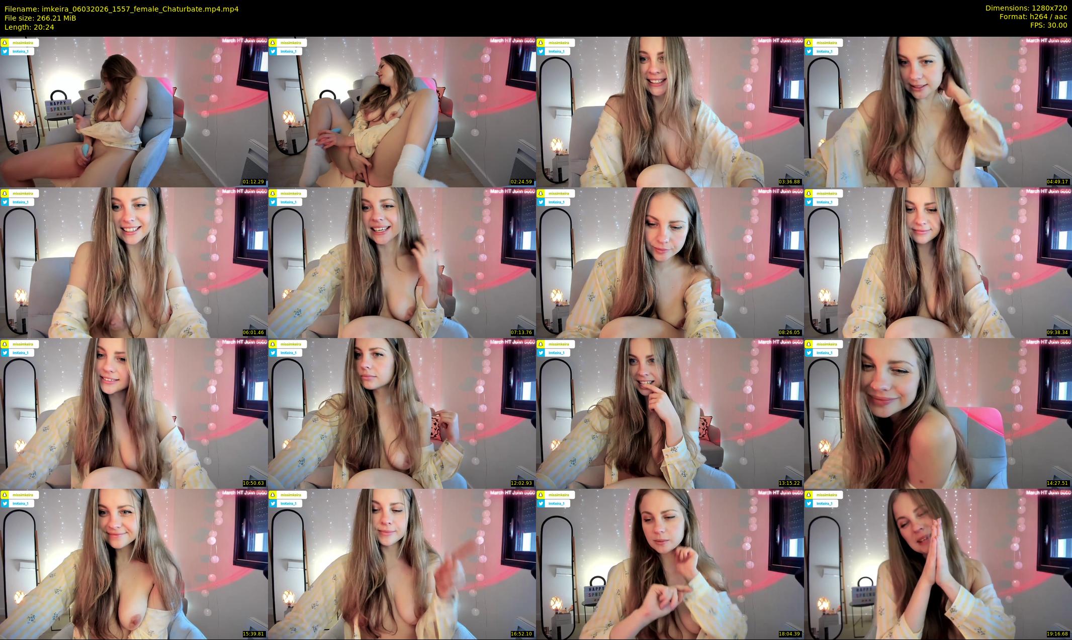 imkeira — 21 minute Chaturbate female cam show recording, 720p, Mar 6, 2026