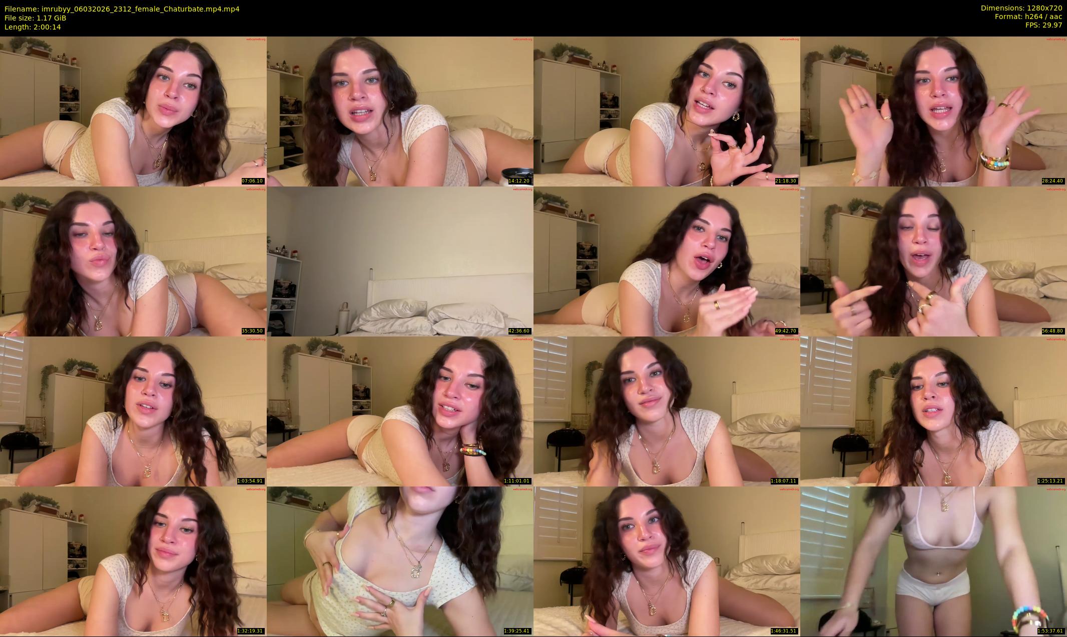 imrubyy — 121 minute Chaturbate female cam show recording, 720p, Mar 6, 2026
