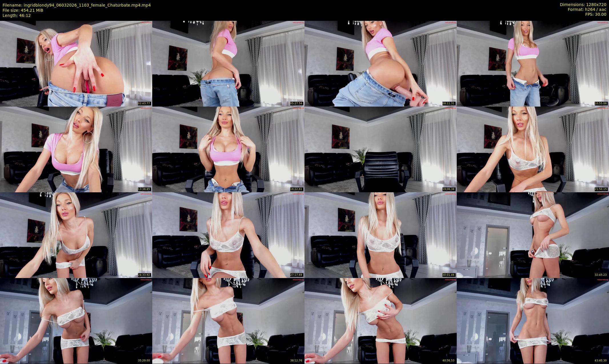 ingridblondy94 — 47 minute Chaturbate female cam show recording, 720p, Mar 6, 2026