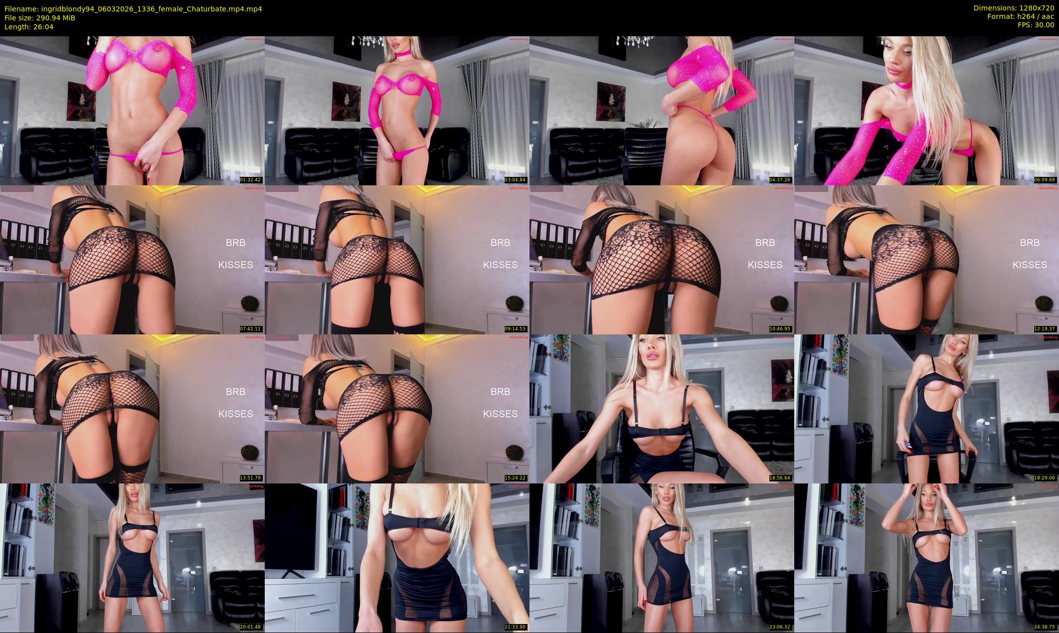 ingridblondy94 — 27 minute Chaturbate female cam show recording, 720p, Mar 6, 2026