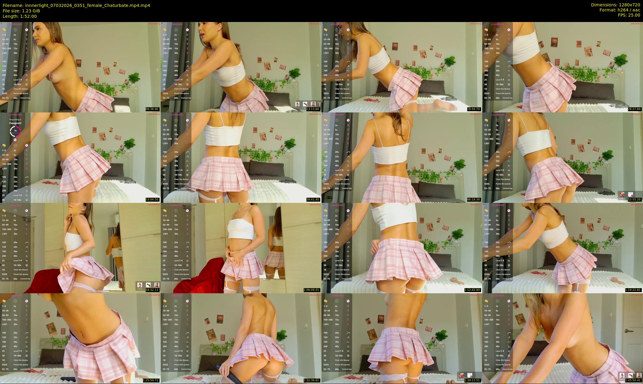 innnerlight — 112 minute Chaturbate female cam show recording, 720p, Mar 7, 2026