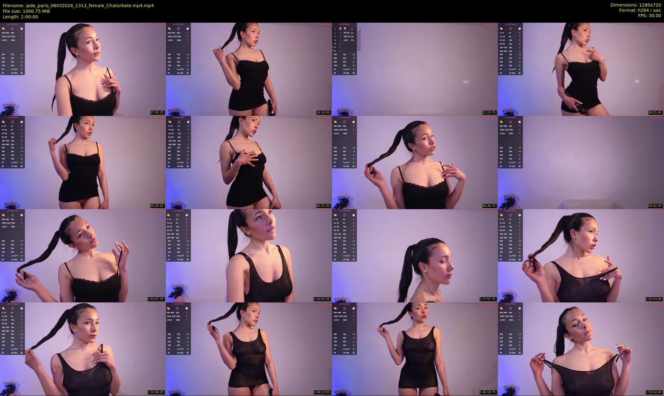 jade_paris — 120 minute Chaturbate female cam show recording, 720p, Mar 6, 2026