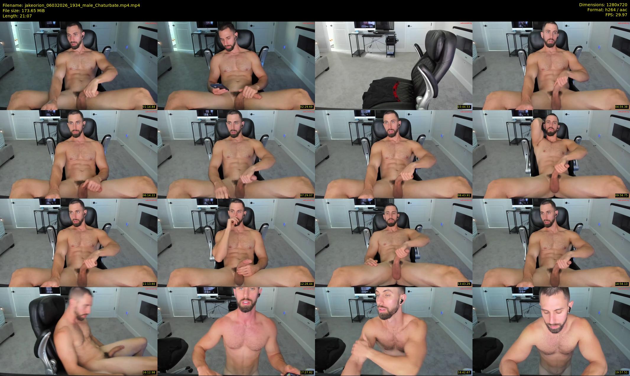 jakeorion — 22 minute Chaturbate male cam show recording, 720p, Mar 6, 2026