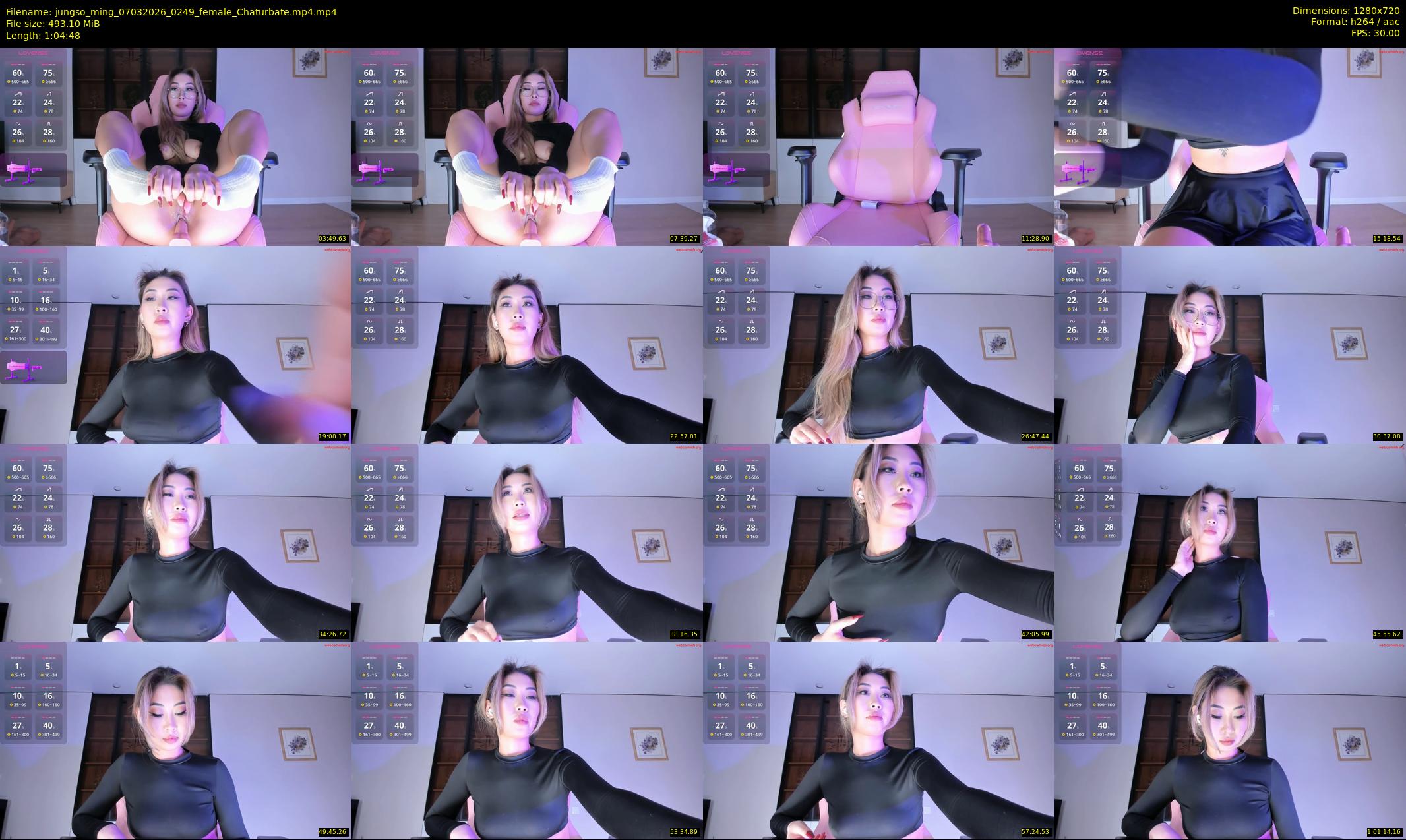 jungso_ming — 65 minute Chaturbate female cam show recording, 720p, Mar 7, 2026