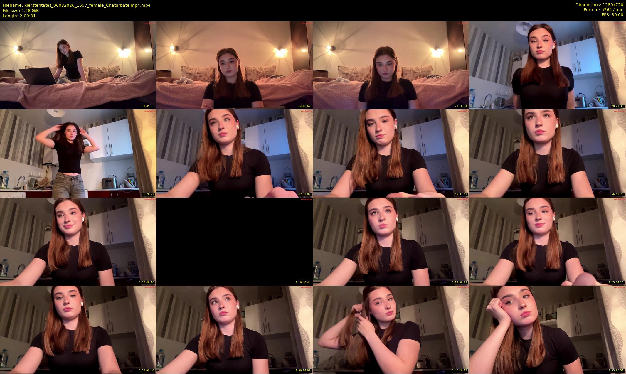 kierstentates — 121 minute Chaturbate female cam show recording, 720p, Mar 6, 2026