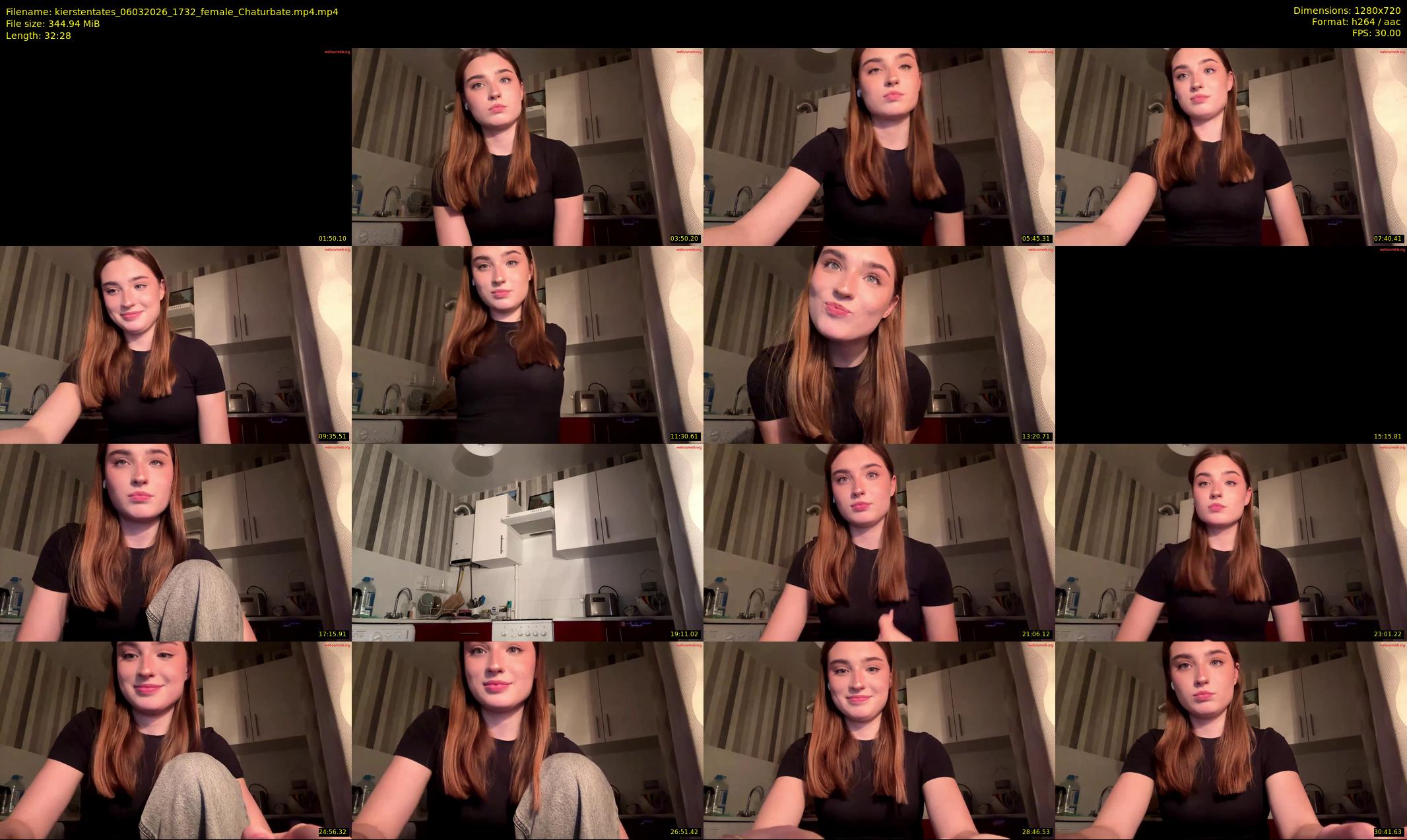 kierstentates — 33 minute Chaturbate female cam show recording, 720p, Mar 6, 2026