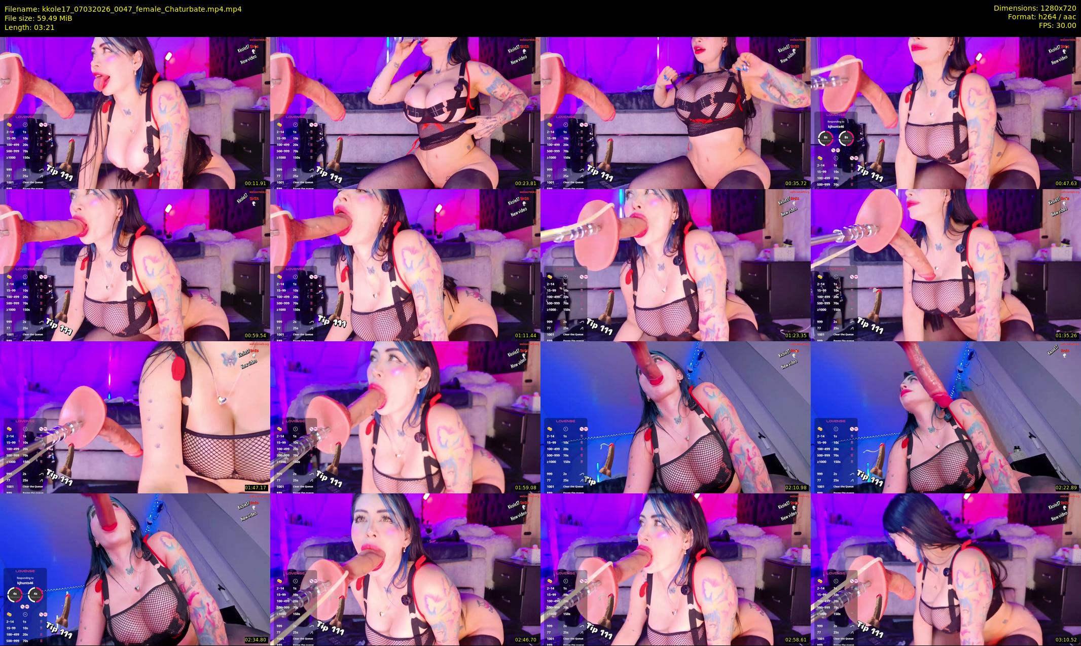 kkole17 — 4 minute Chaturbate female cam show recording, 720p, Mar 7, 2026