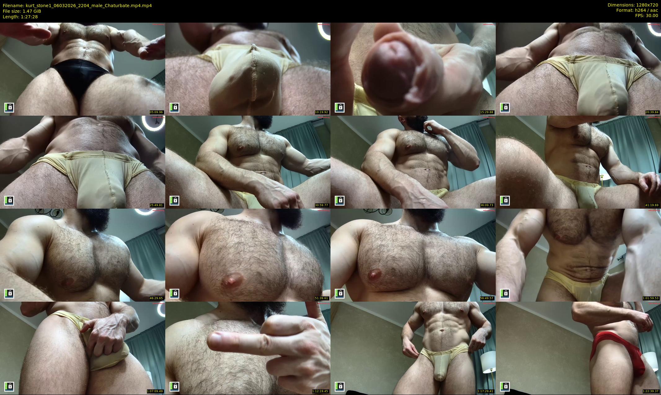 kurt_stone1 — 88 minute Chaturbate male cam show recording, 720p, Mar 6, 2026