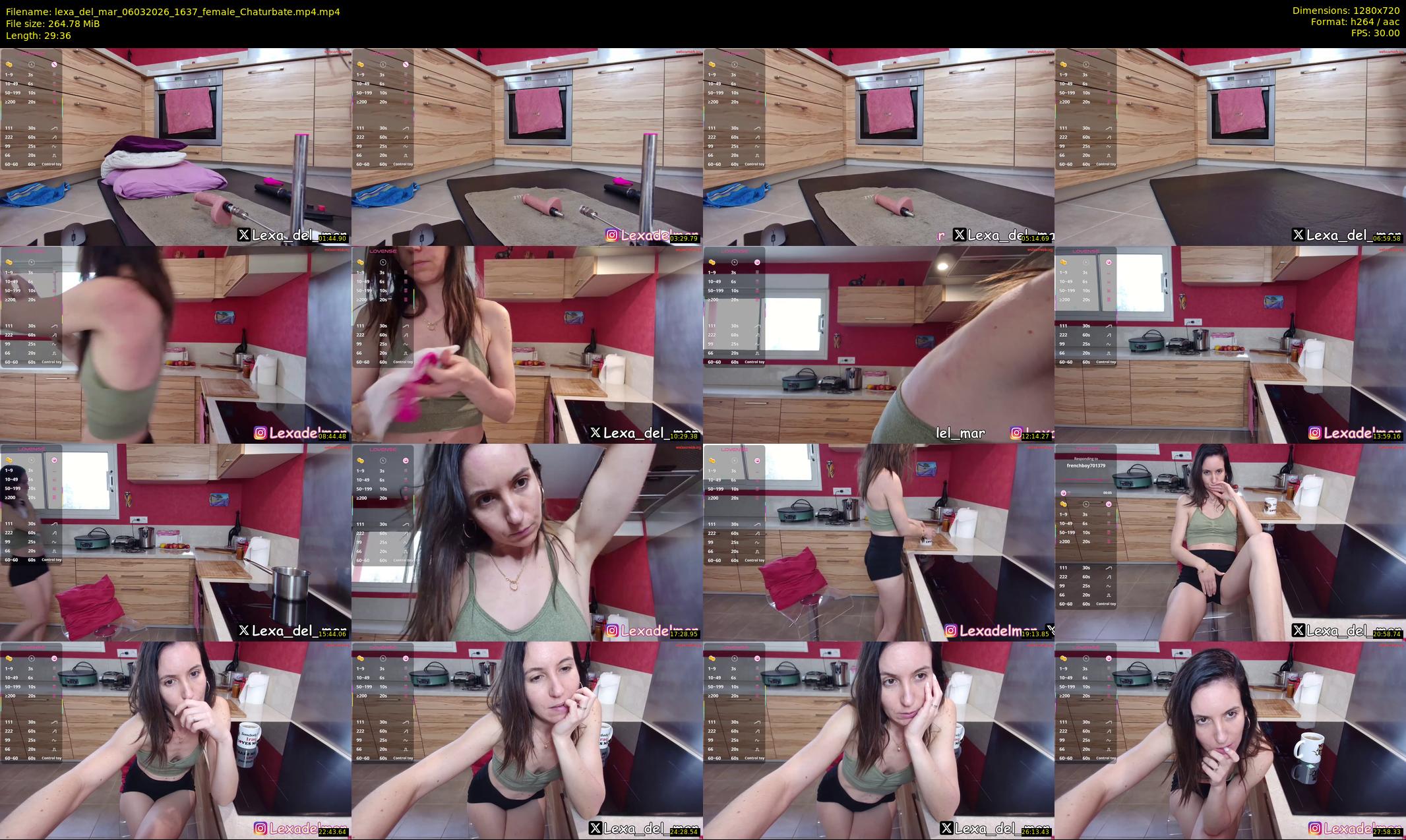 lexa_del_mar — 30 minute Chaturbate female cam show recording, 720p, Mar 6, 2026