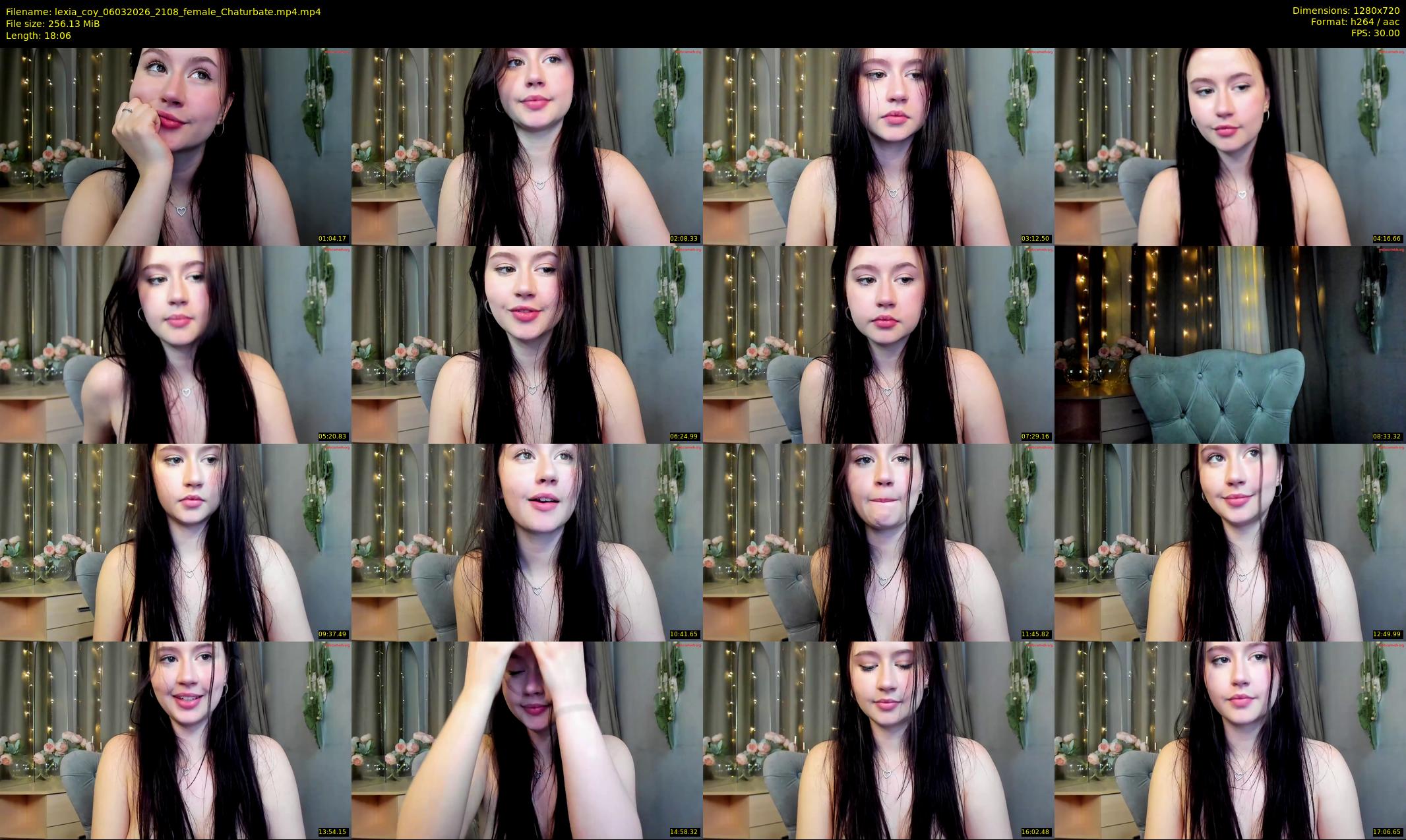 lexia_coy — 19 minute Chaturbate female cam show recording, 720p, Mar 6, 2026
