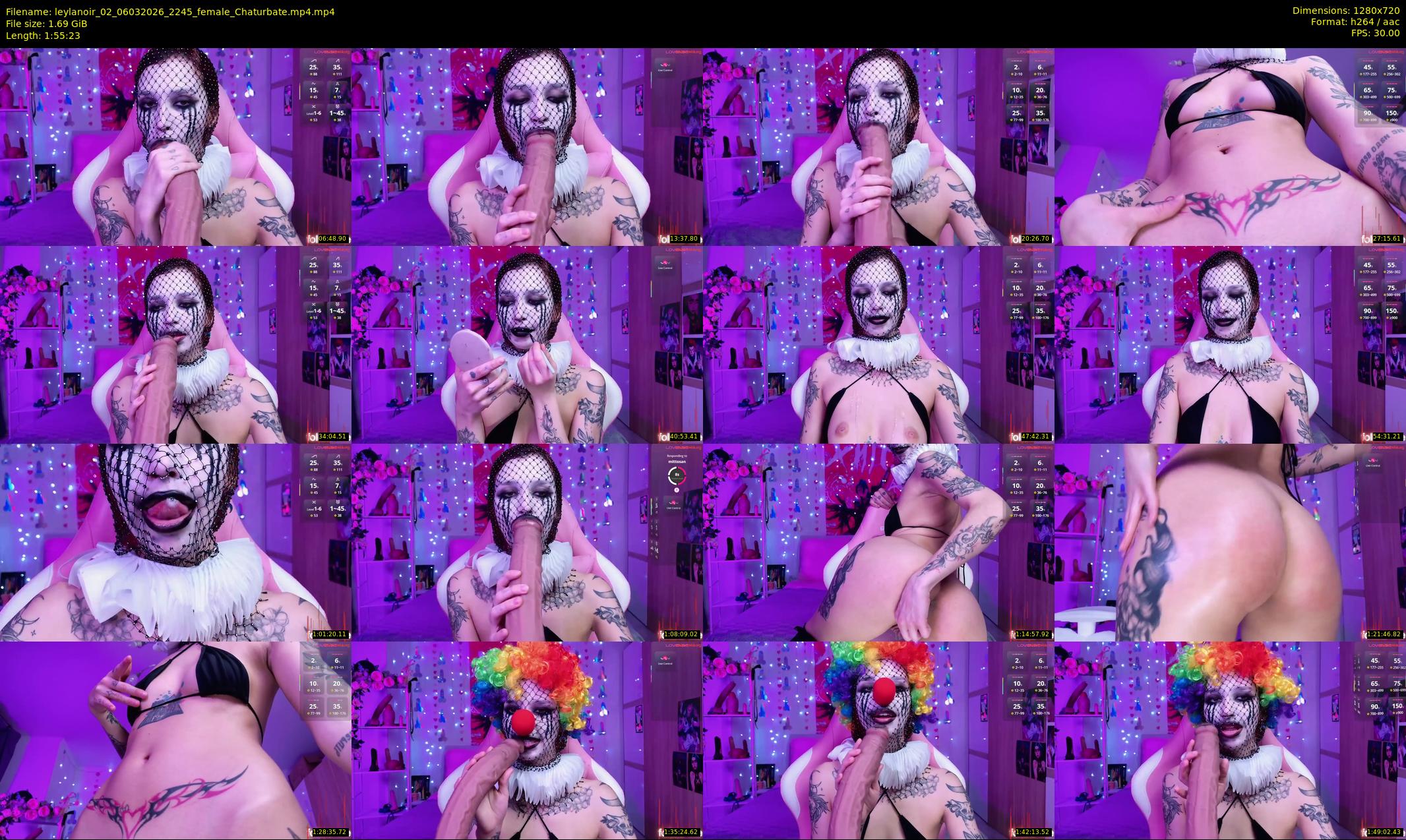 leylanoir_02 — 116 minute Chaturbate female cam show recording, 720p, Mar 6, 2026