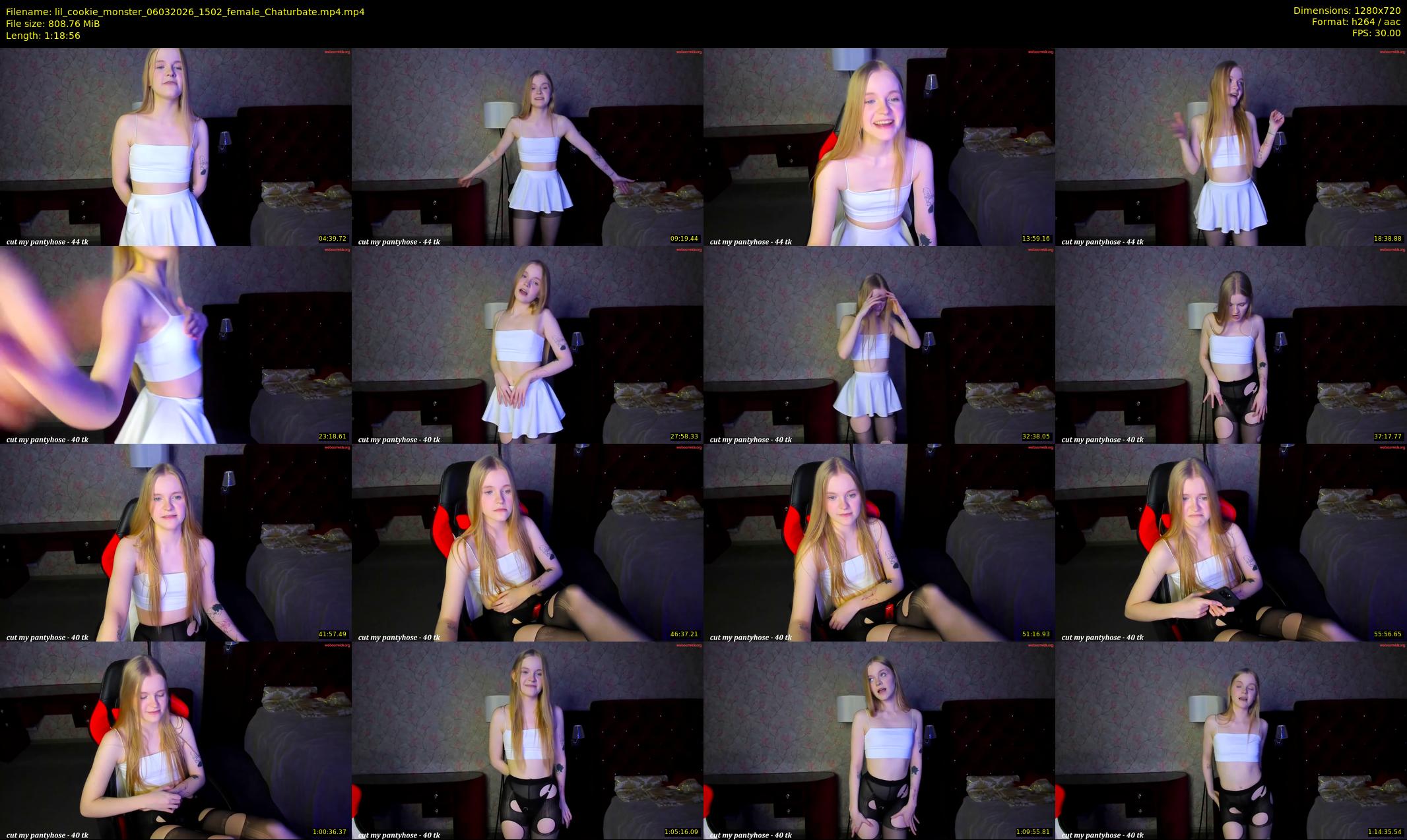 lil_cookie_monster — 79 minute Chaturbate female cam show recording, 720p, Mar 6, 2026
