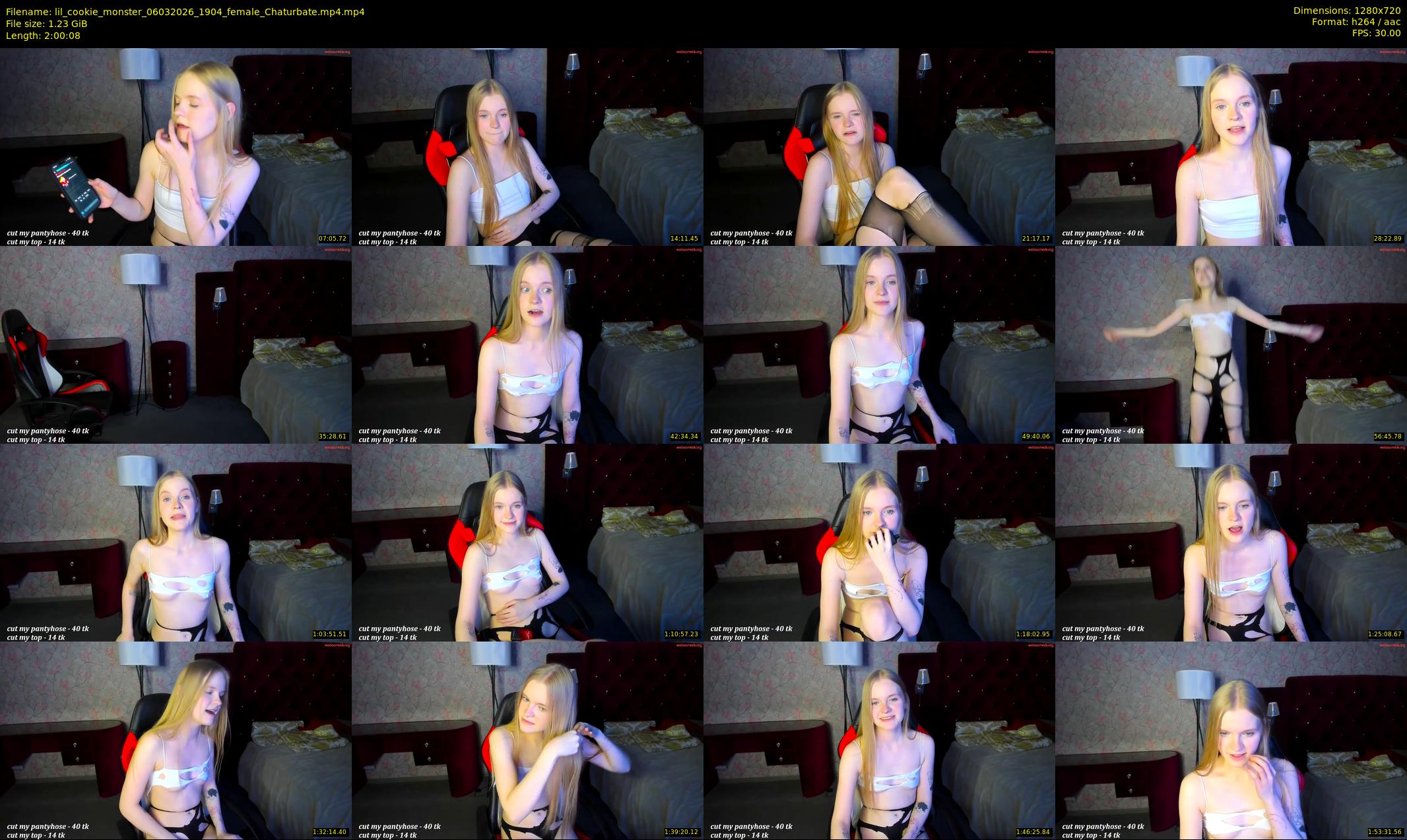 lil_cookie_monster — 121 minute Chaturbate female cam show recording, 720p, Mar 6, 2026