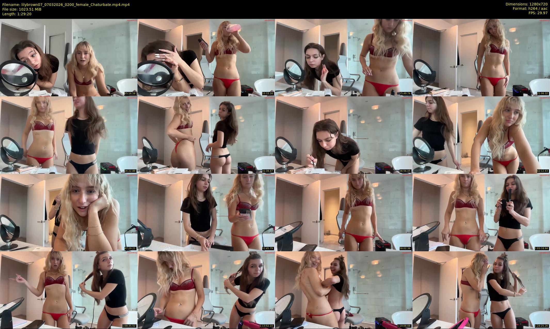 lilybrown07 — 90 minute Chaturbate female cam show recording, 720p, Mar 7, 2026