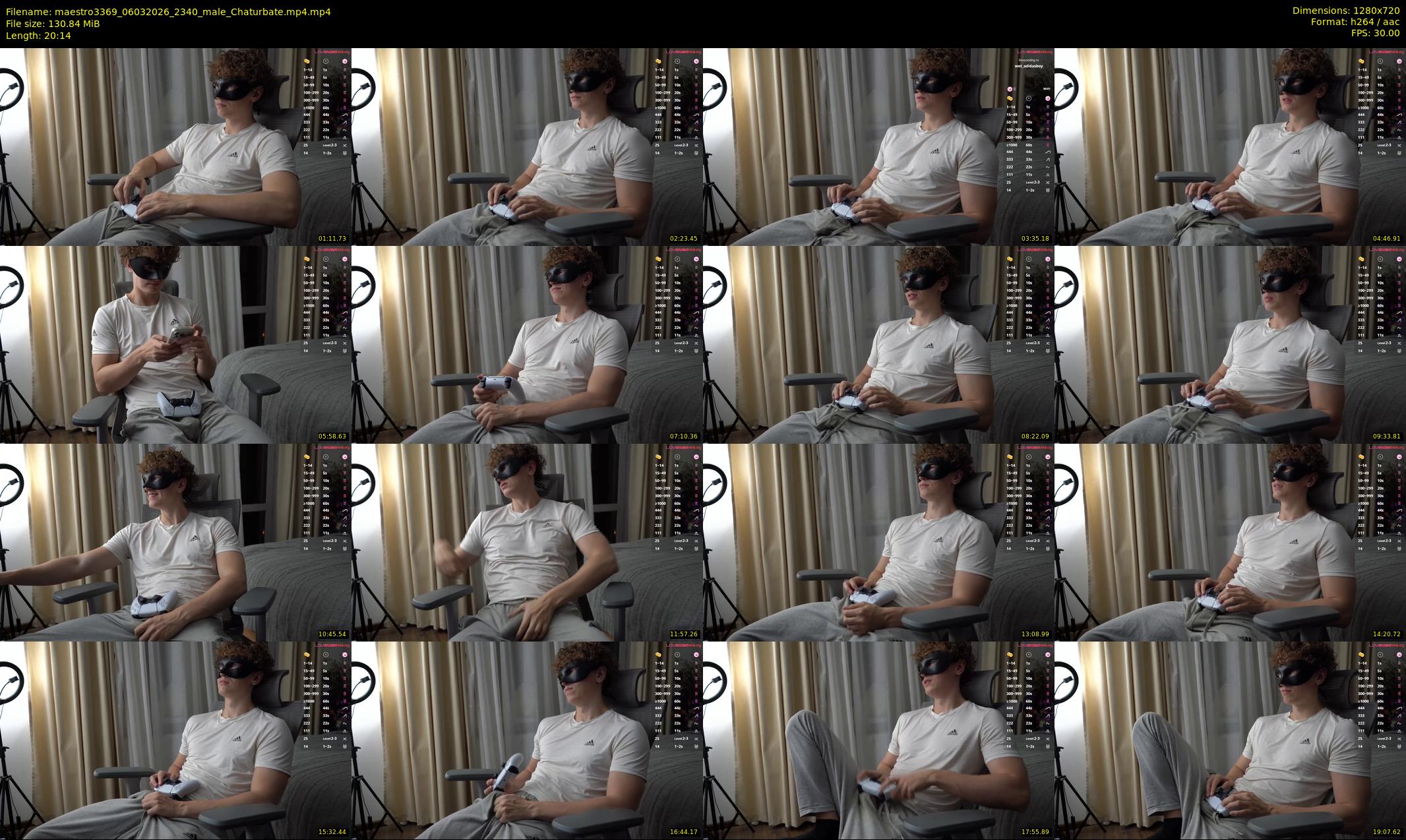 maestro3369 — 21 minute Chaturbate male cam show recording, 720p, Mar 6, 2026