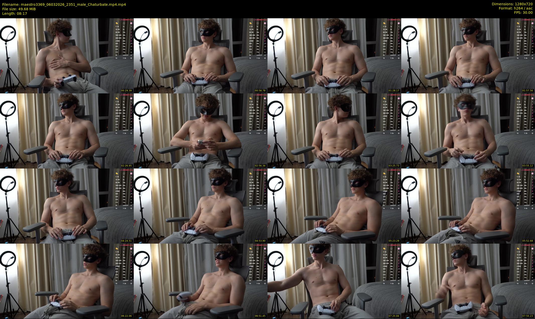 maestro3369 — 9 minute Chaturbate male cam show recording, 720p, Mar 6, 2026