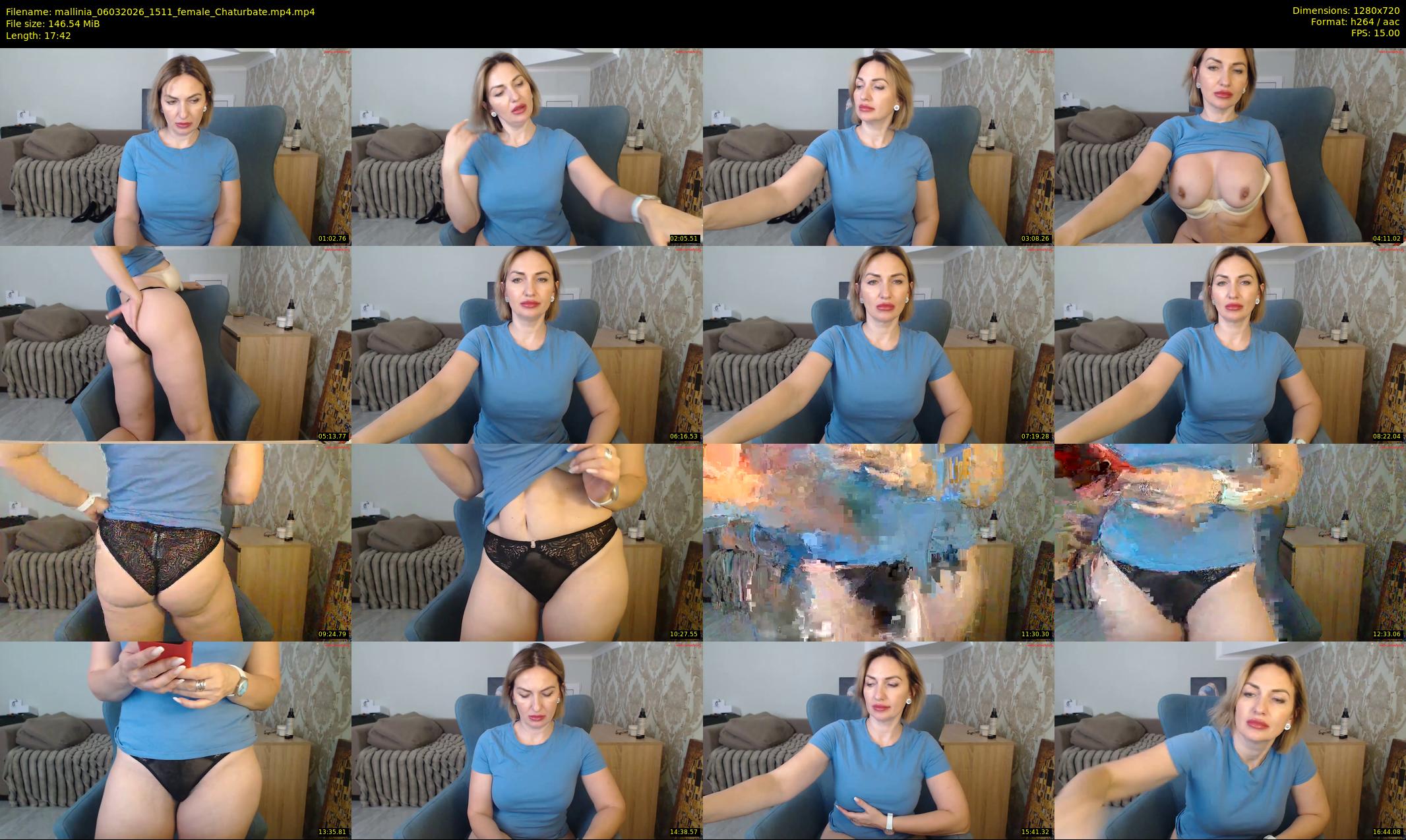 mallinia — 18 minute Chaturbate female cam show recording, 720p, Mar 6, 2026