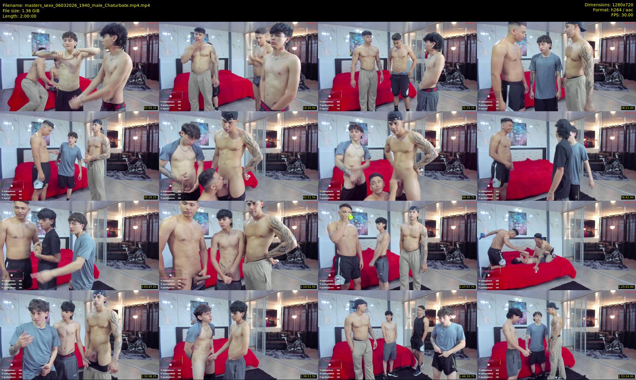 masters_sexx — 120 minute Chaturbate male cam show recording, 720p, Mar 6, 2026