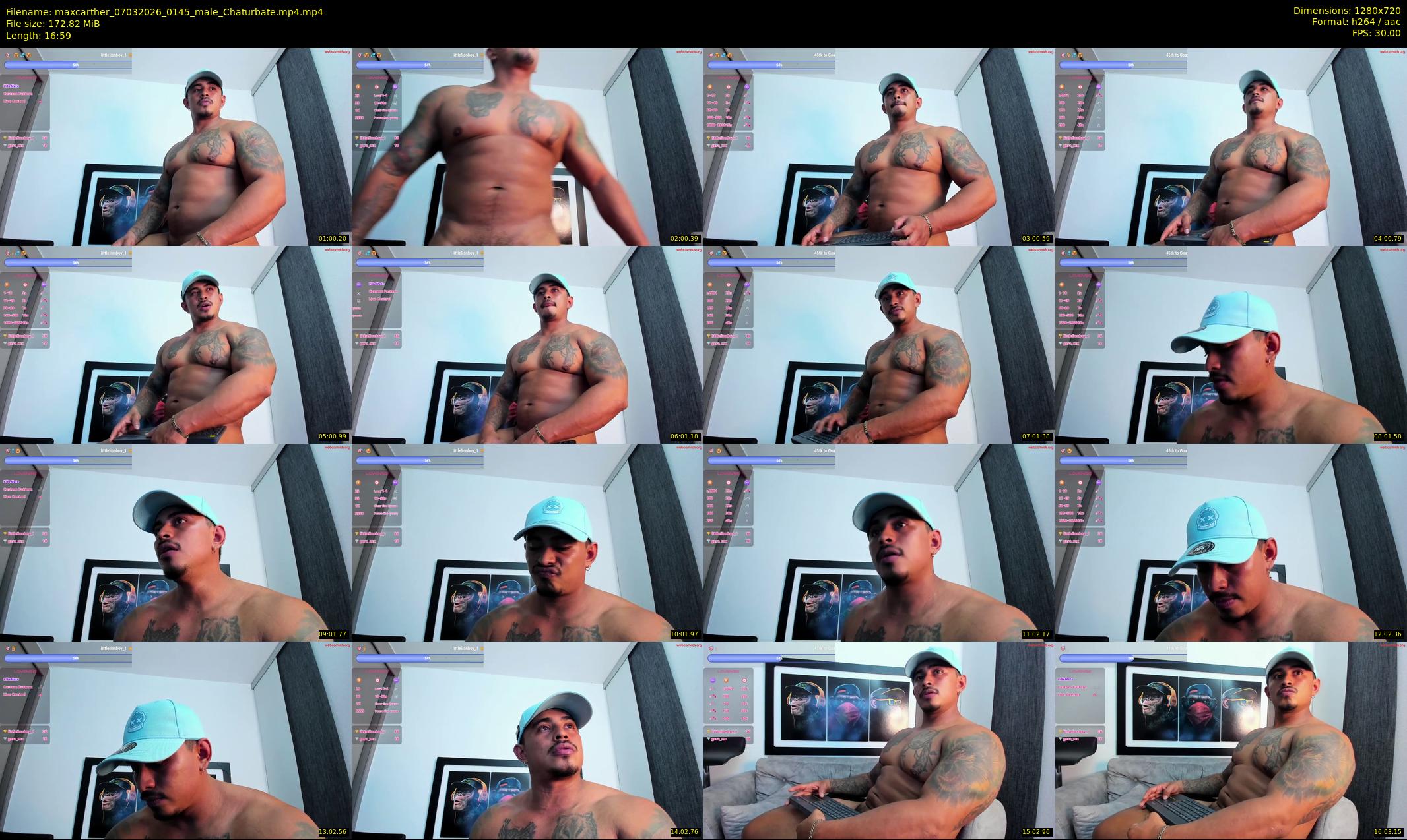 maxcarther — 17 minute Chaturbate male cam show recording, 720p, Mar 7, 2026
