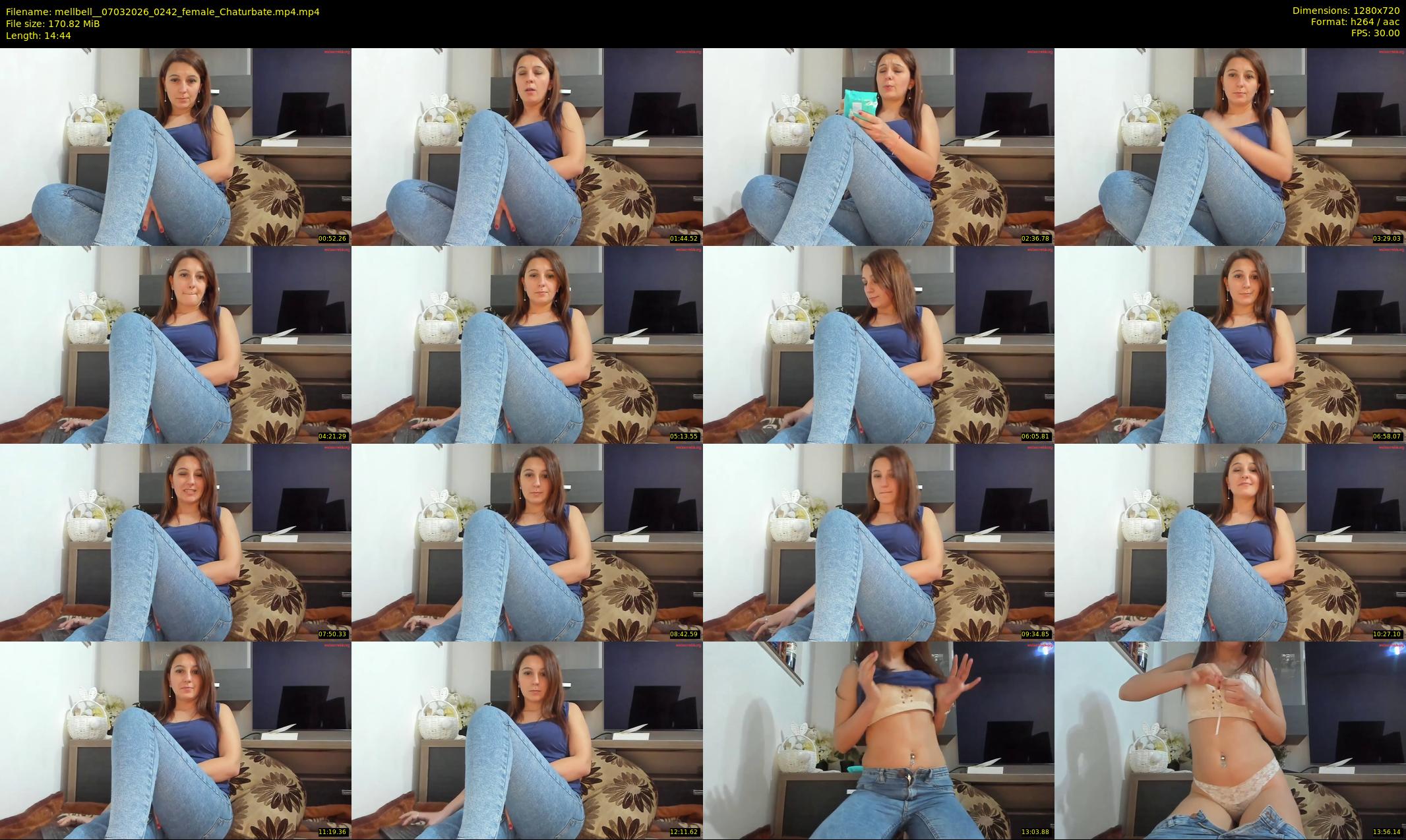mellbell_ — 15 minute Chaturbate female cam show recording, 720p, Mar 7, 2026