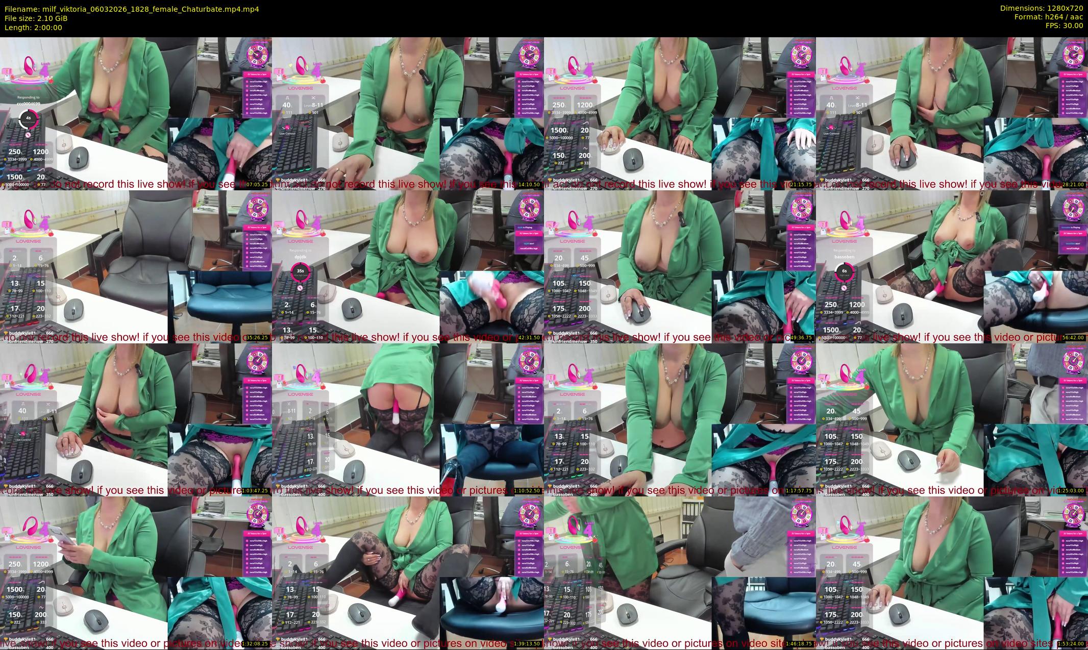 milf_viktoria — 120 minute Chaturbate female cam show recording, 720p, Mar 6, 2026