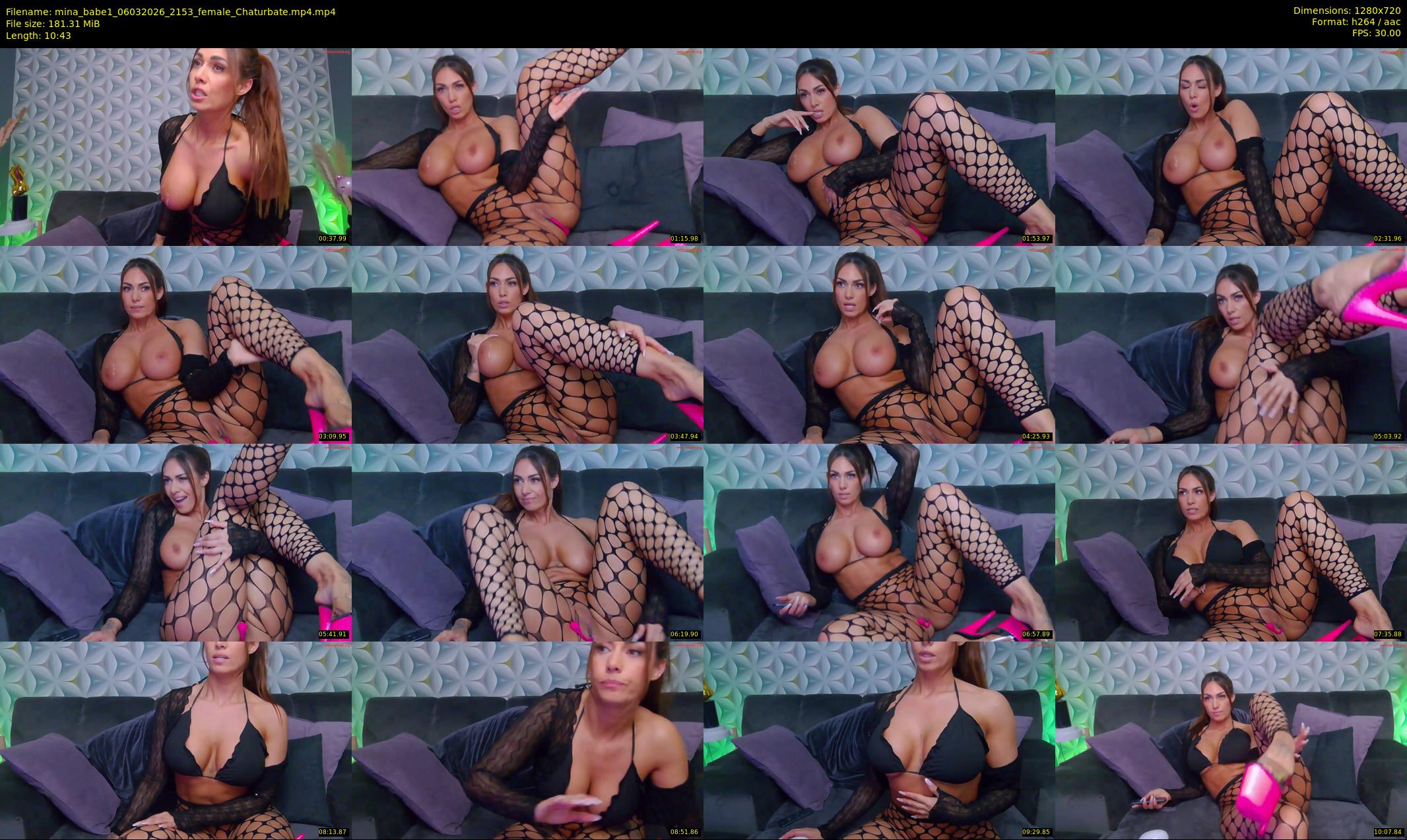 mina_babe1 — 11 minute Chaturbate female cam show recording, 720p, Mar 6, 2026