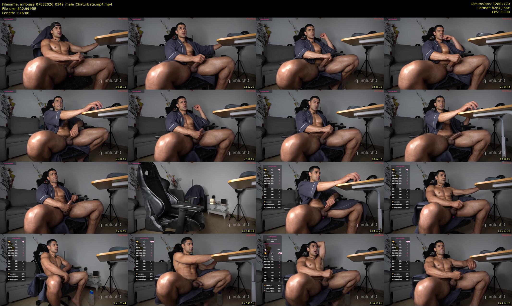 mrlouiss — 107 minute Chaturbate male cam show recording, 720p, Mar 7, 2026