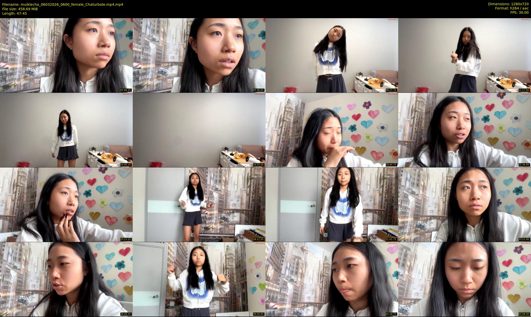 muiklecha — 48 minute Chaturbate female cam show recording, 720p, Mar 6, 2026