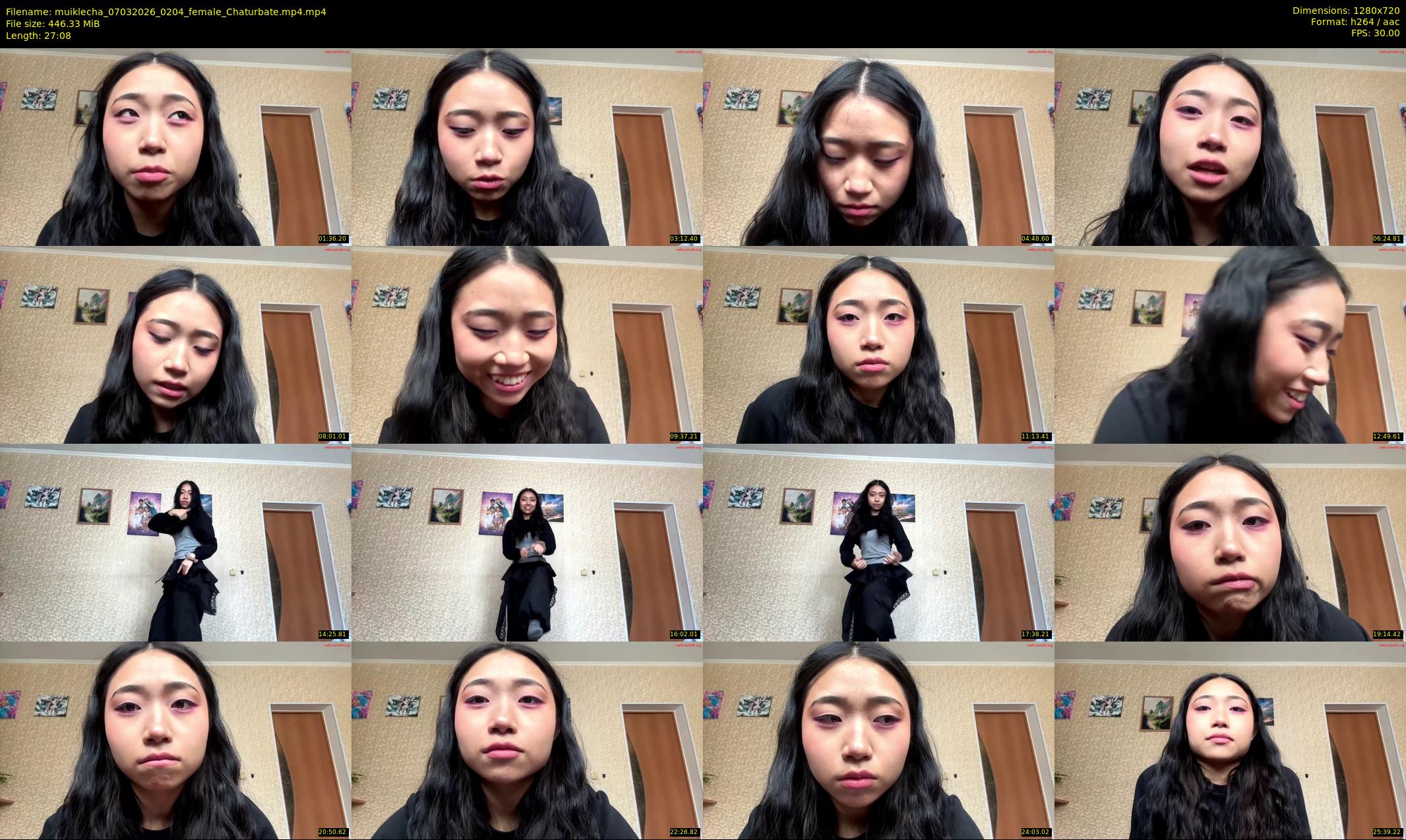 muiklecha — 28 minute Chaturbate female cam show recording, 720p, Mar 7, 2026