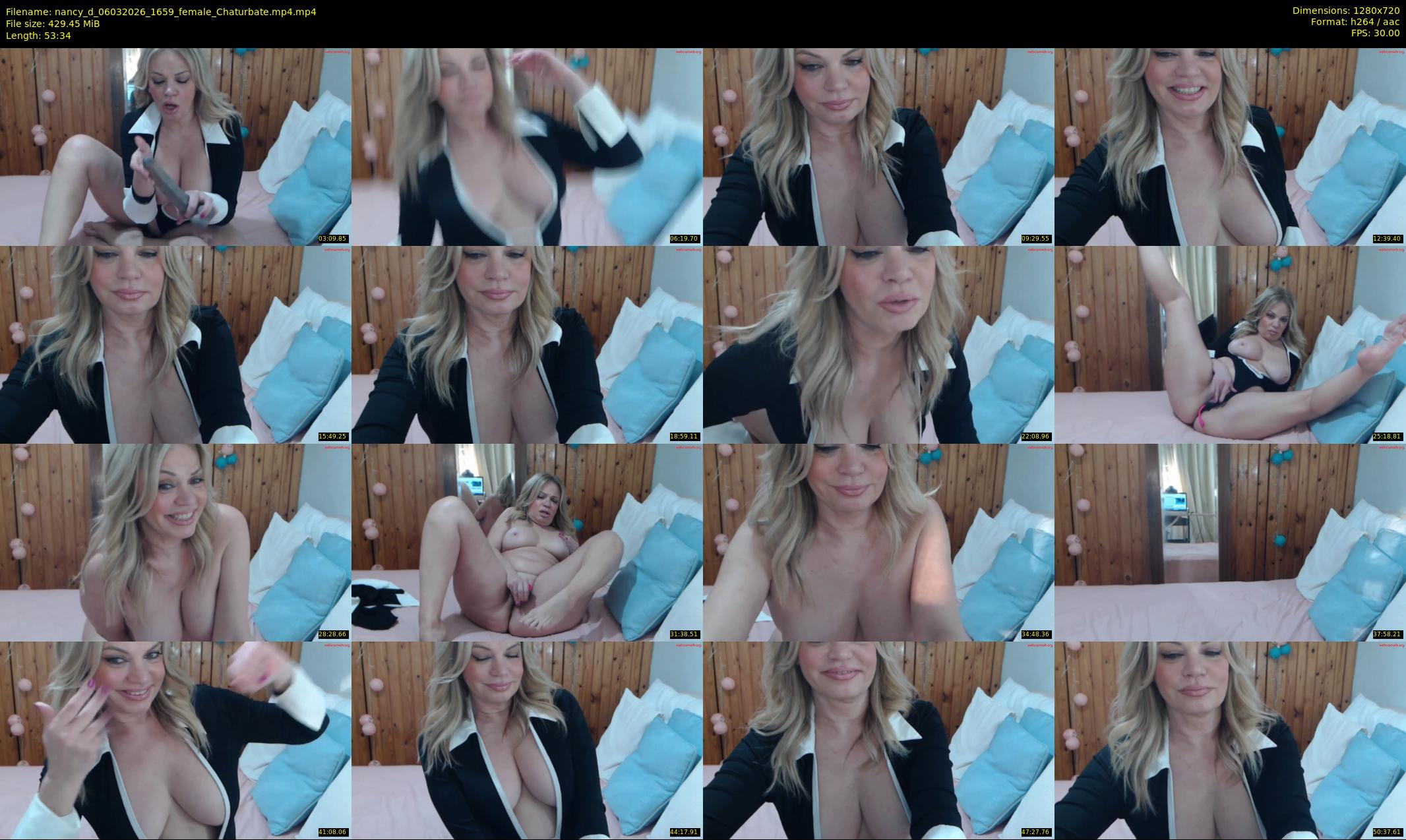 nancy_d — 54 minute Chaturbate female cam show recording, 720p, Mar 6, 2026