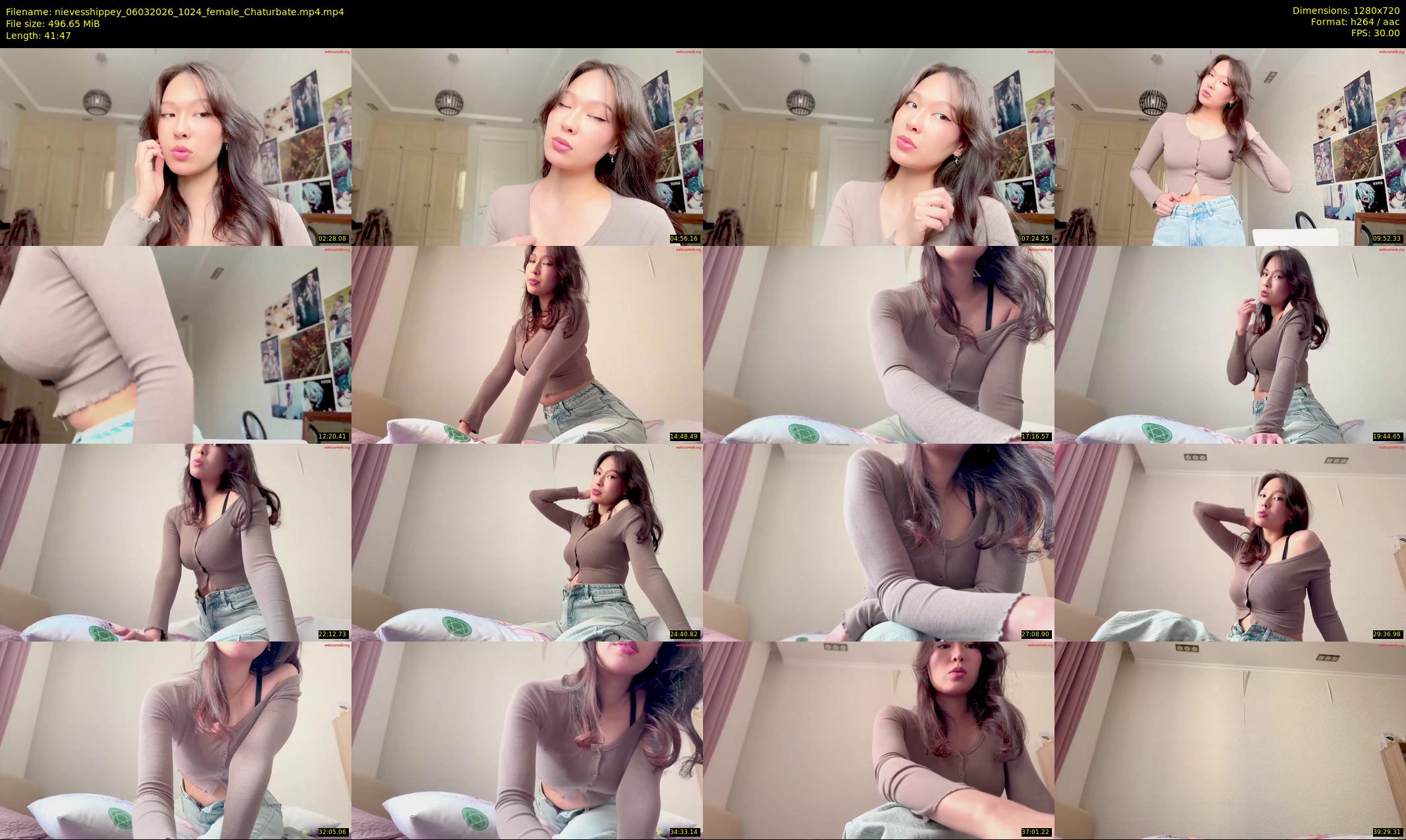 nievesshippey — 42 minute Chaturbate female cam show recording, 720p, Mar 6, 2026