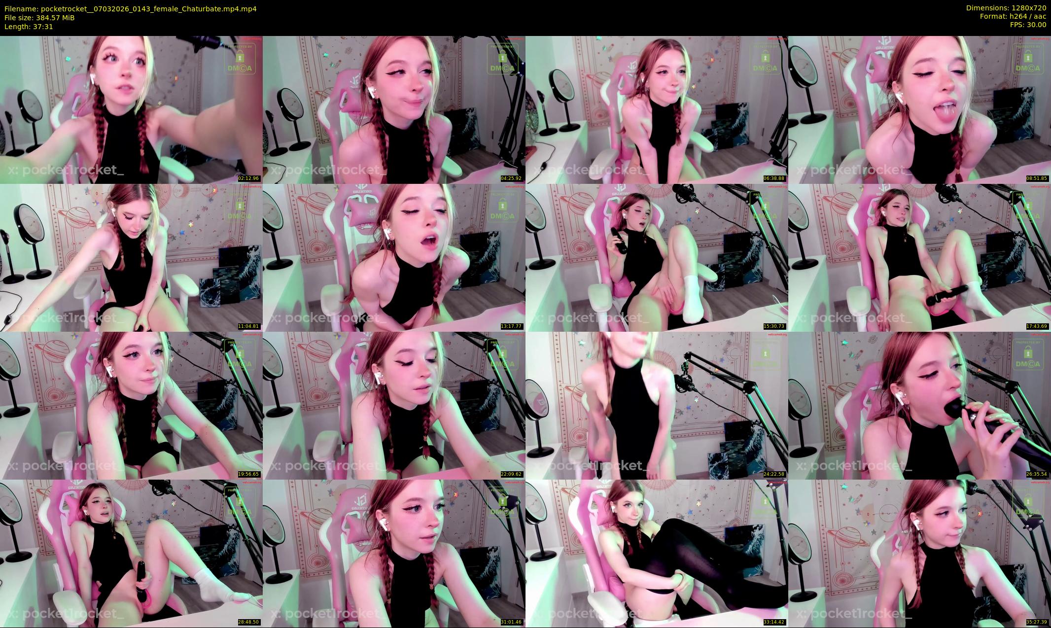 pocketrocket_ — 38 minute Chaturbate female cam show recording, 720p, Mar 7, 2026