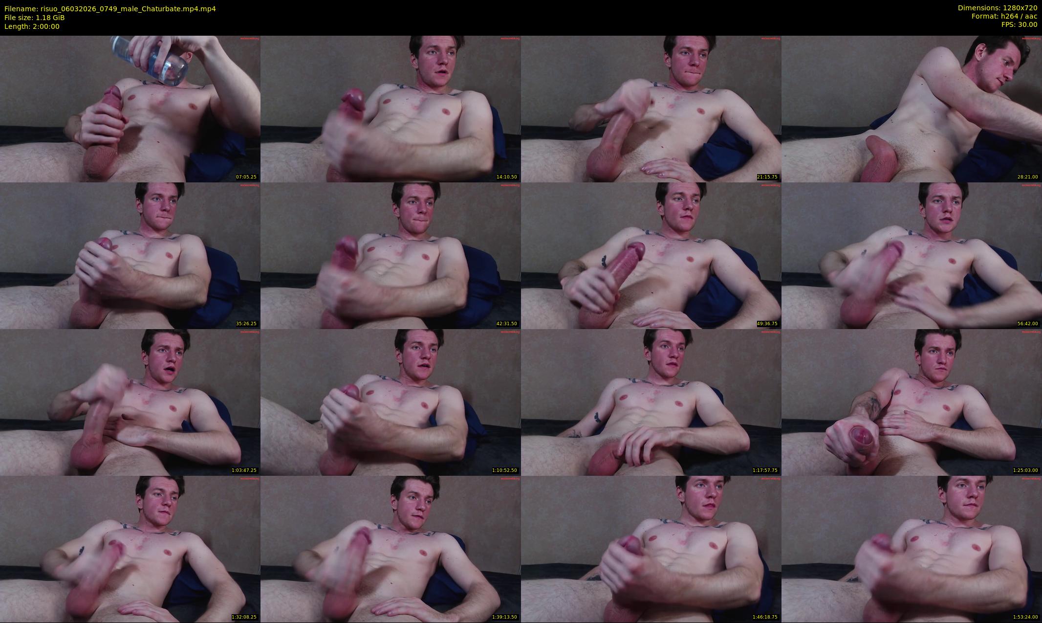 risuo — 120 minute Chaturbate male cam show recording, 720p, Mar 6, 2026