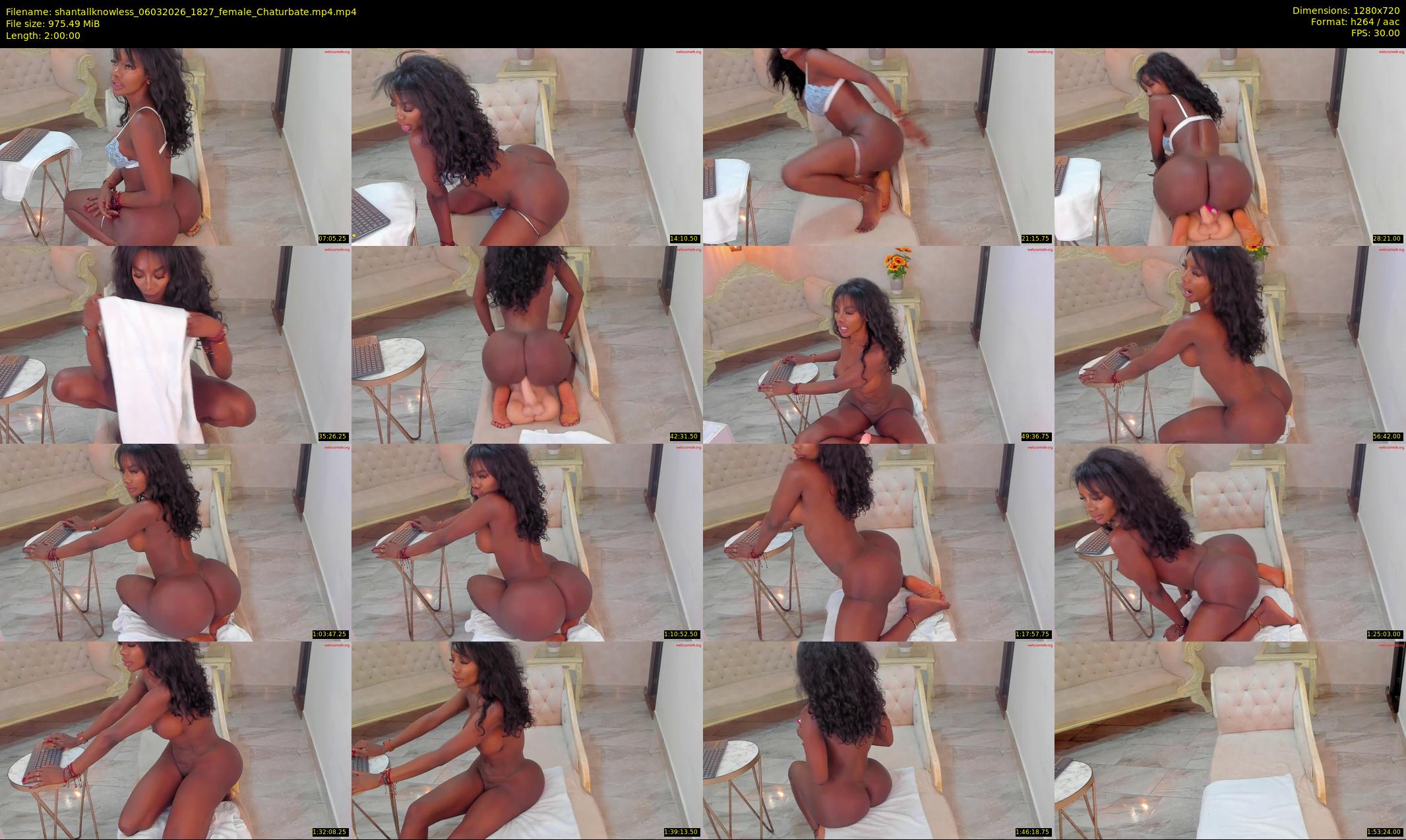 shantallknowless — 120 minute Chaturbate female cam show recording, 720p, Mar 6, 2026