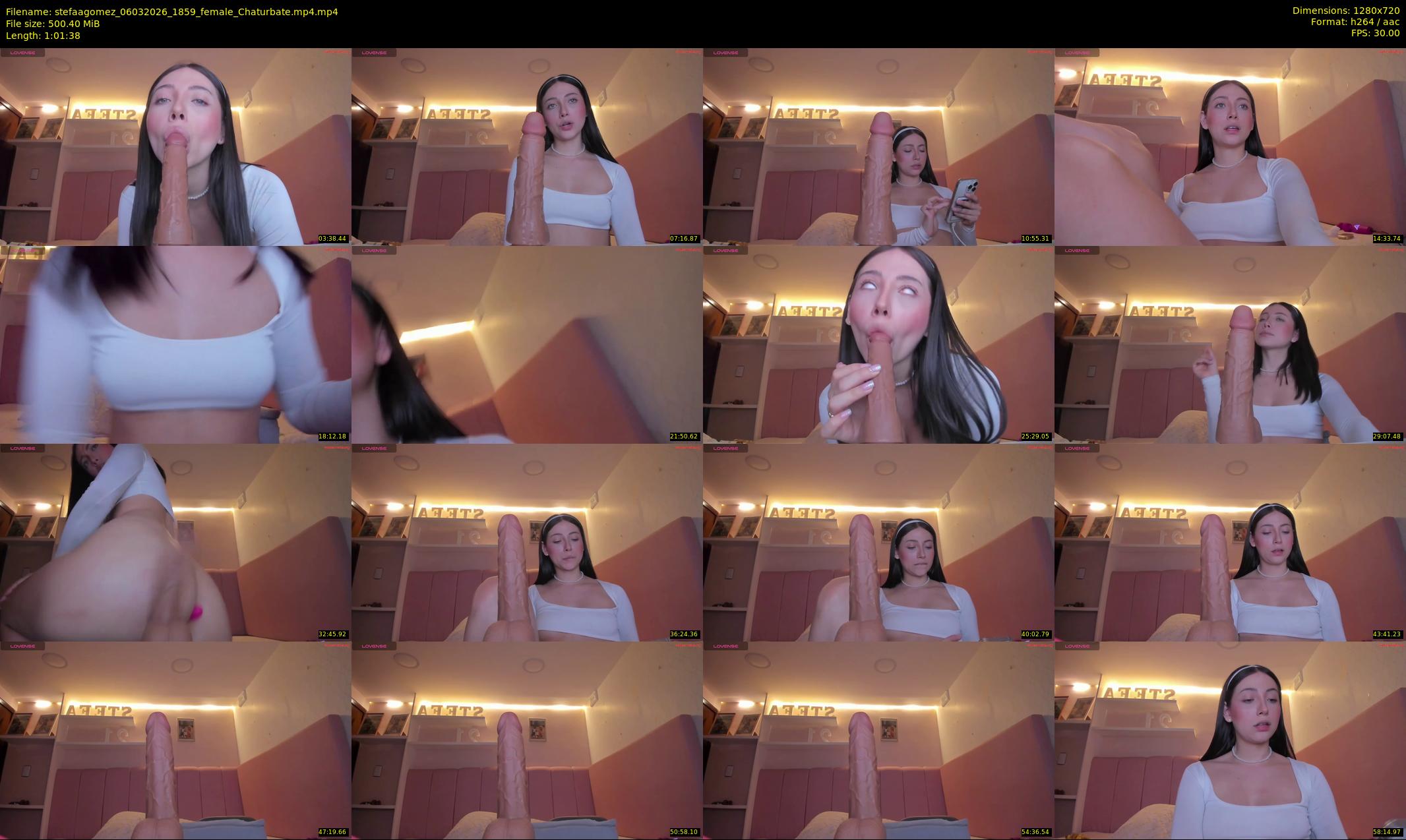 stefaagomez — 62 minute Chaturbate female cam show recording, 720p, Mar 6, 2026