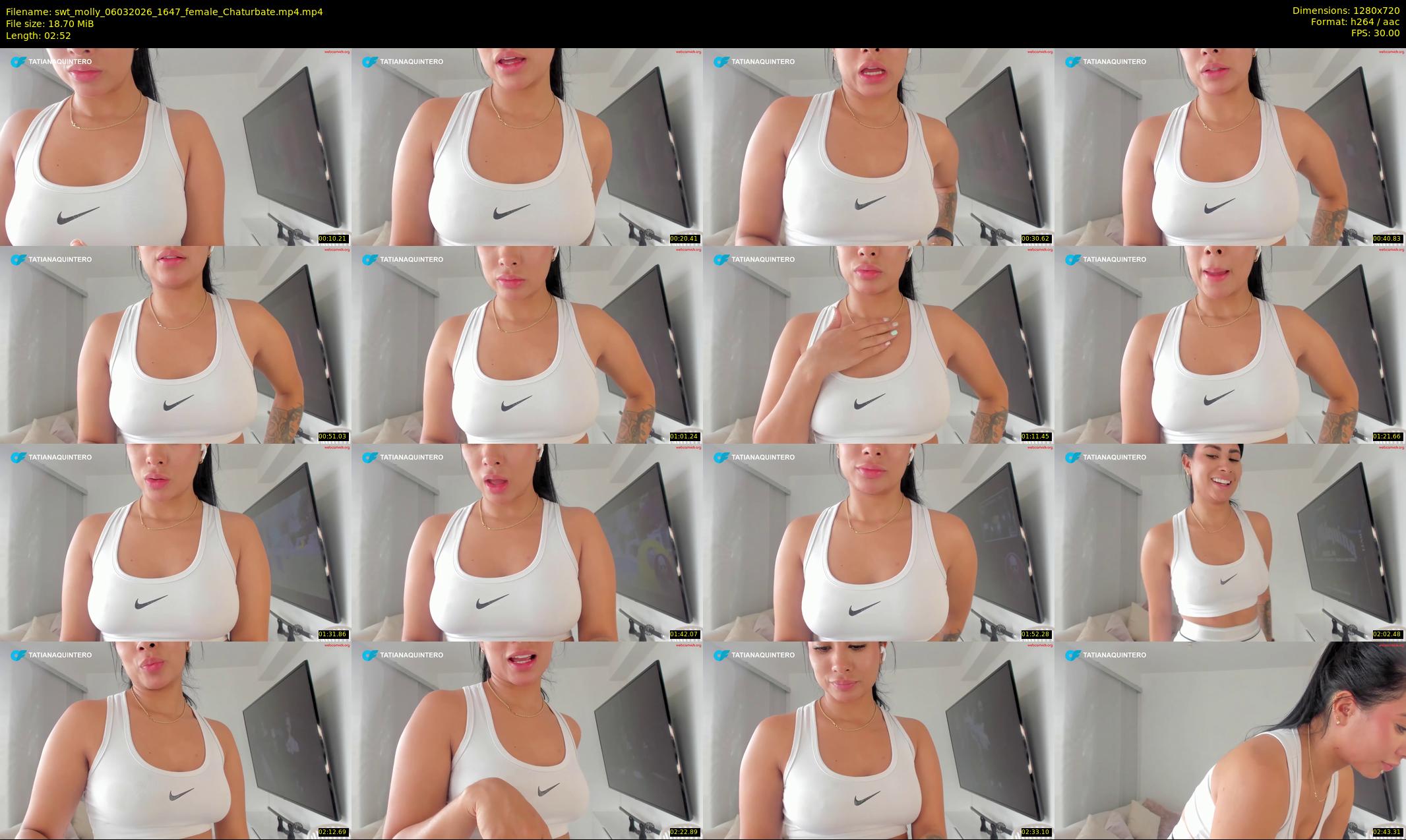 swt_molly — 3 minute Chaturbate female cam show recording, 720p, Mar 6, 2026