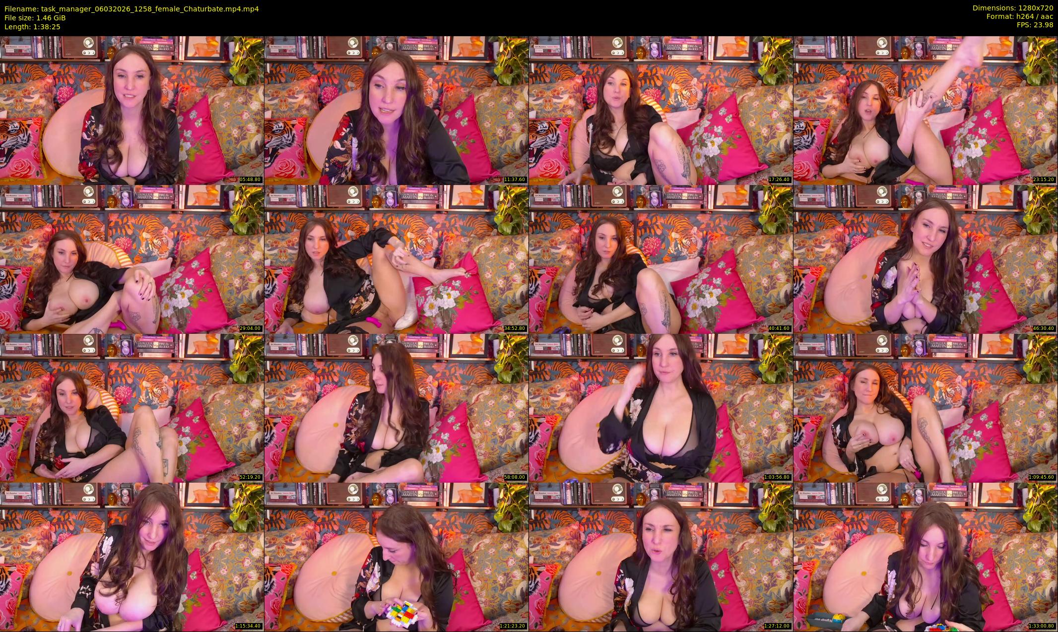 task_manager — 99 minute Chaturbate couple cam show recording, 720p, Mar 6, 2026