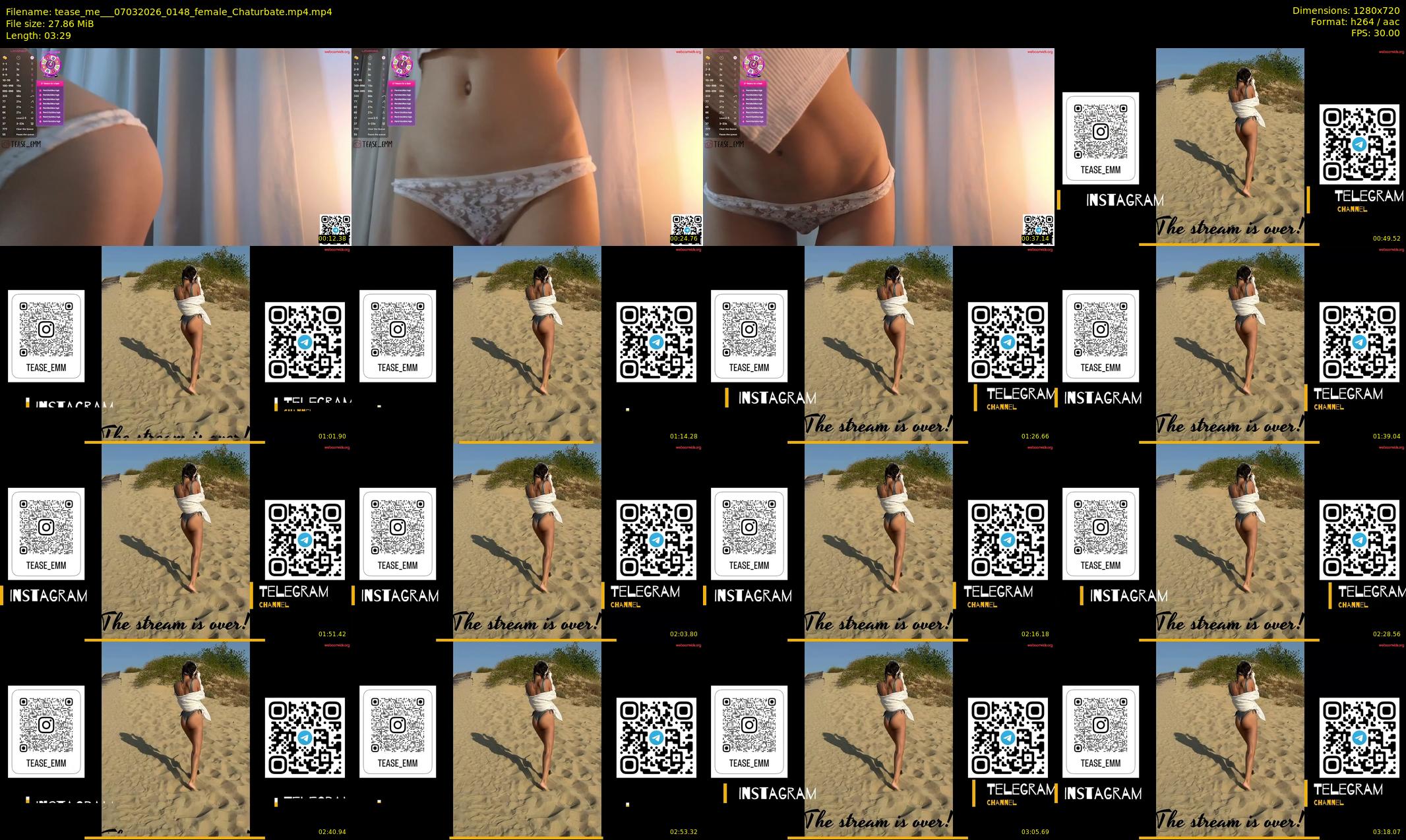 tease_me__ — 4 minute Chaturbate female cam show recording, 720p, Mar 7, 2026