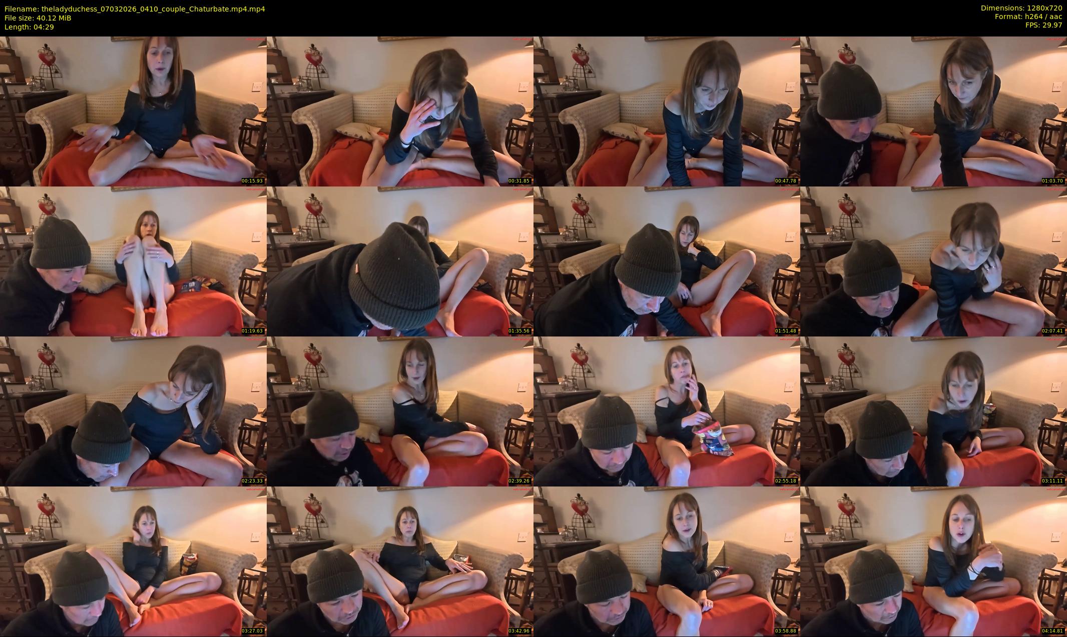theladyduchess — 5 minute Chaturbate couple cam show recording, 720p, Mar 7, 2026