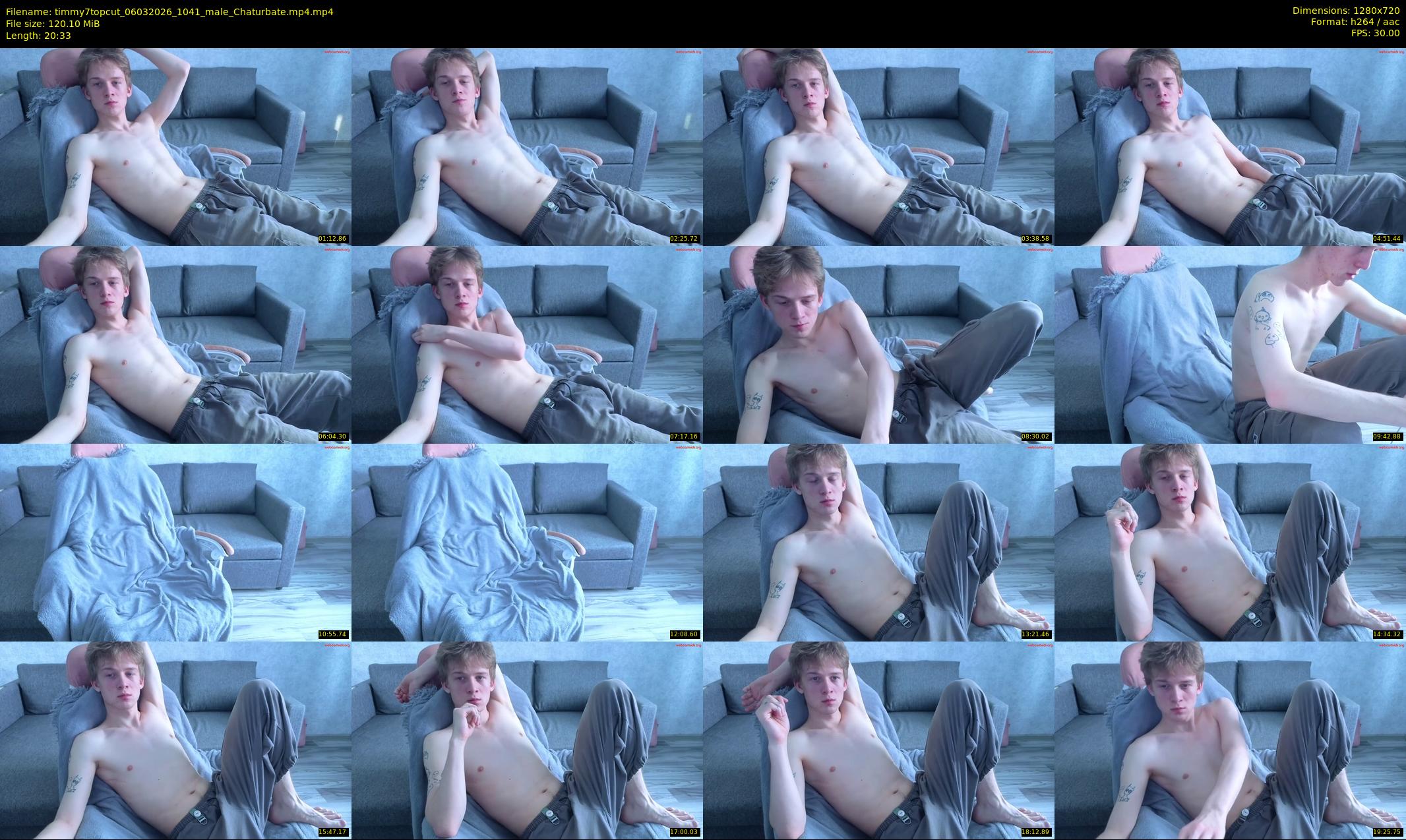 timmy7topcut — 21 minute Chaturbate male cam show recording, 720p, Mar 6, 2026