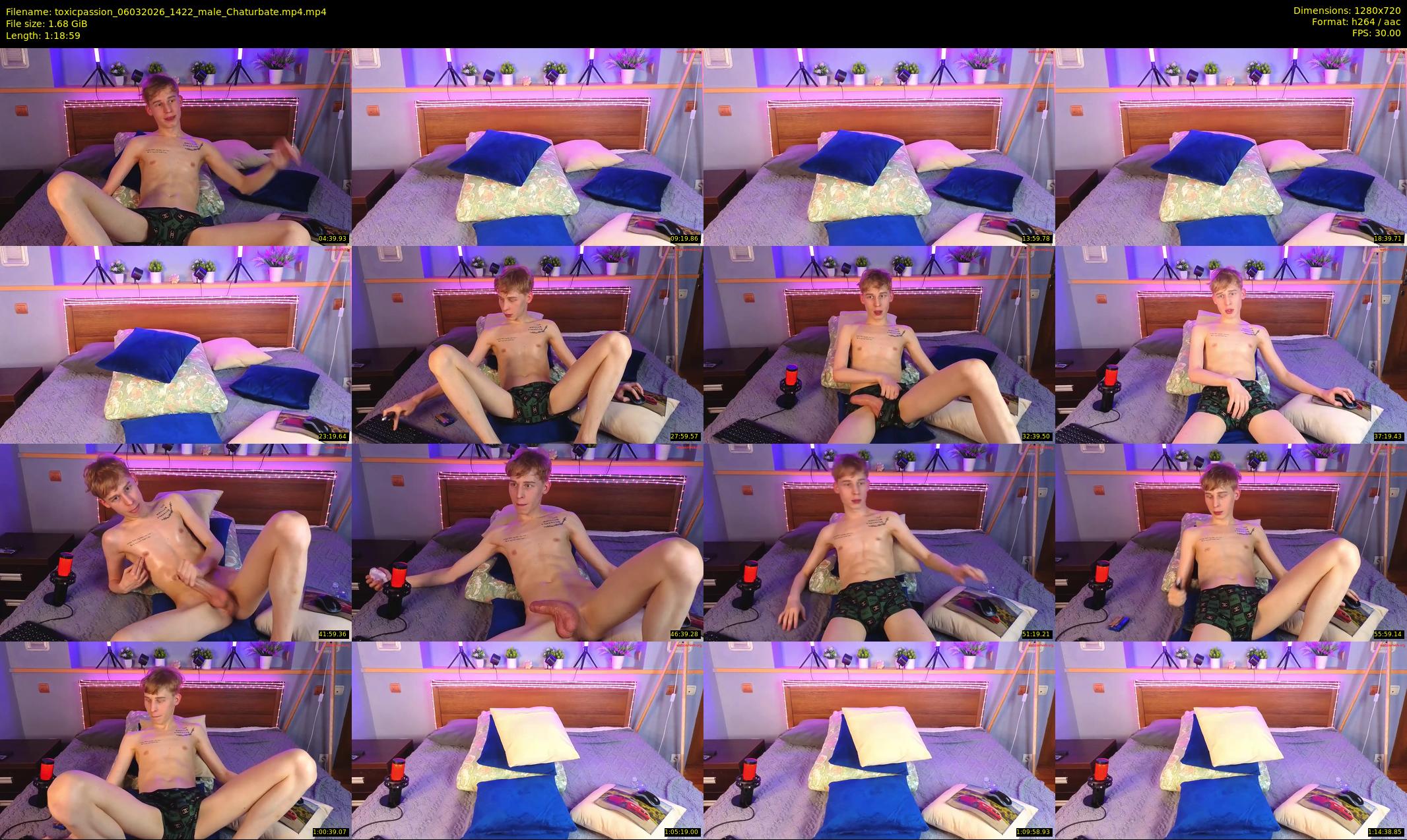 toxicpassion — 79 minute Chaturbate male cam show recording, 720p, Mar 6, 2026