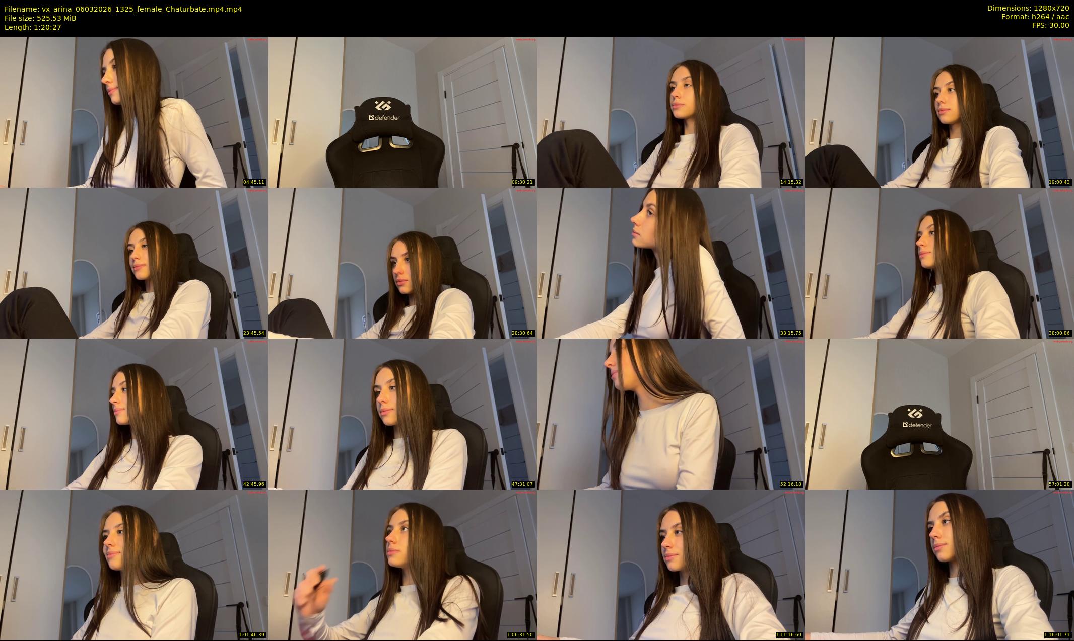 vx_arina — 81 minute Chaturbate female cam show recording, 720p, Mar 6, 2026