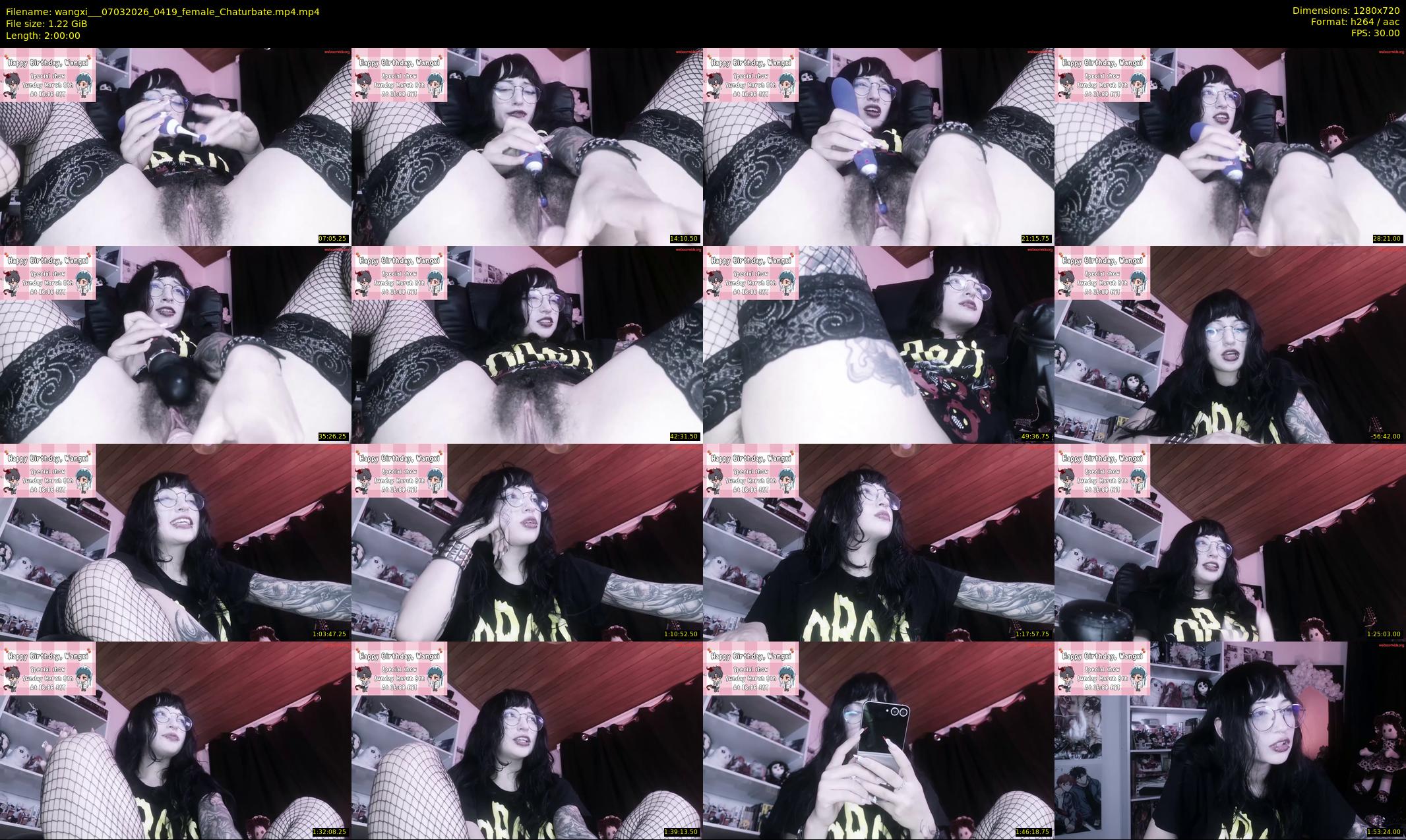 wangxi__ — 120 minute Chaturbate female cam show recording, 720p, Mar 7, 2026
