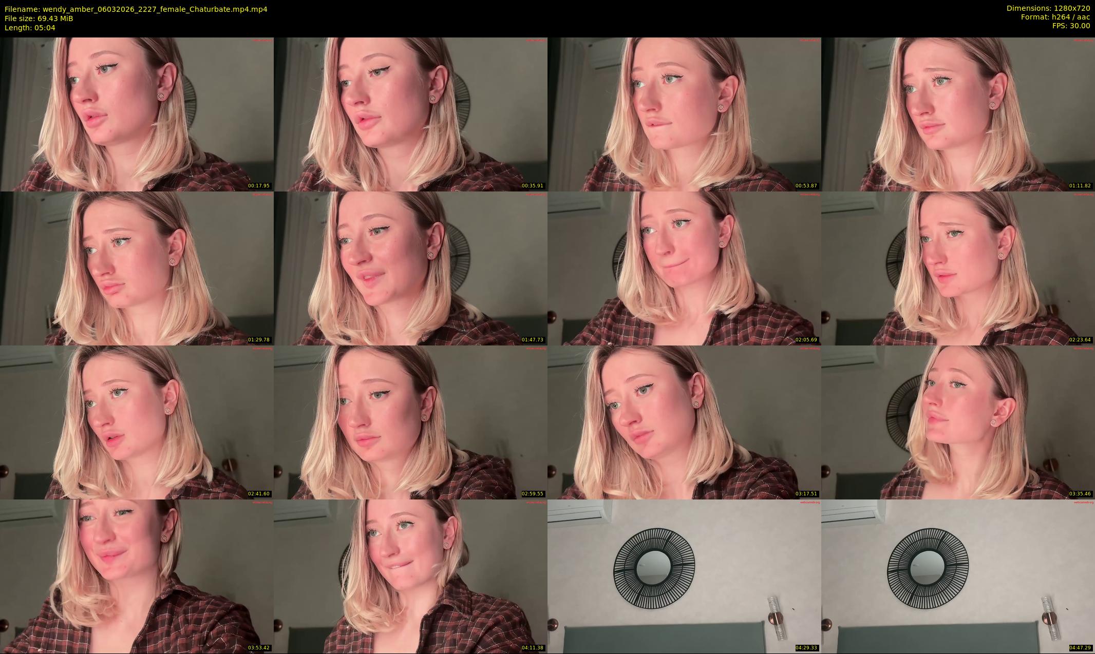 wendy_amber — 6 minute Chaturbate female cam show recording, 720p, Mar 6, 2026