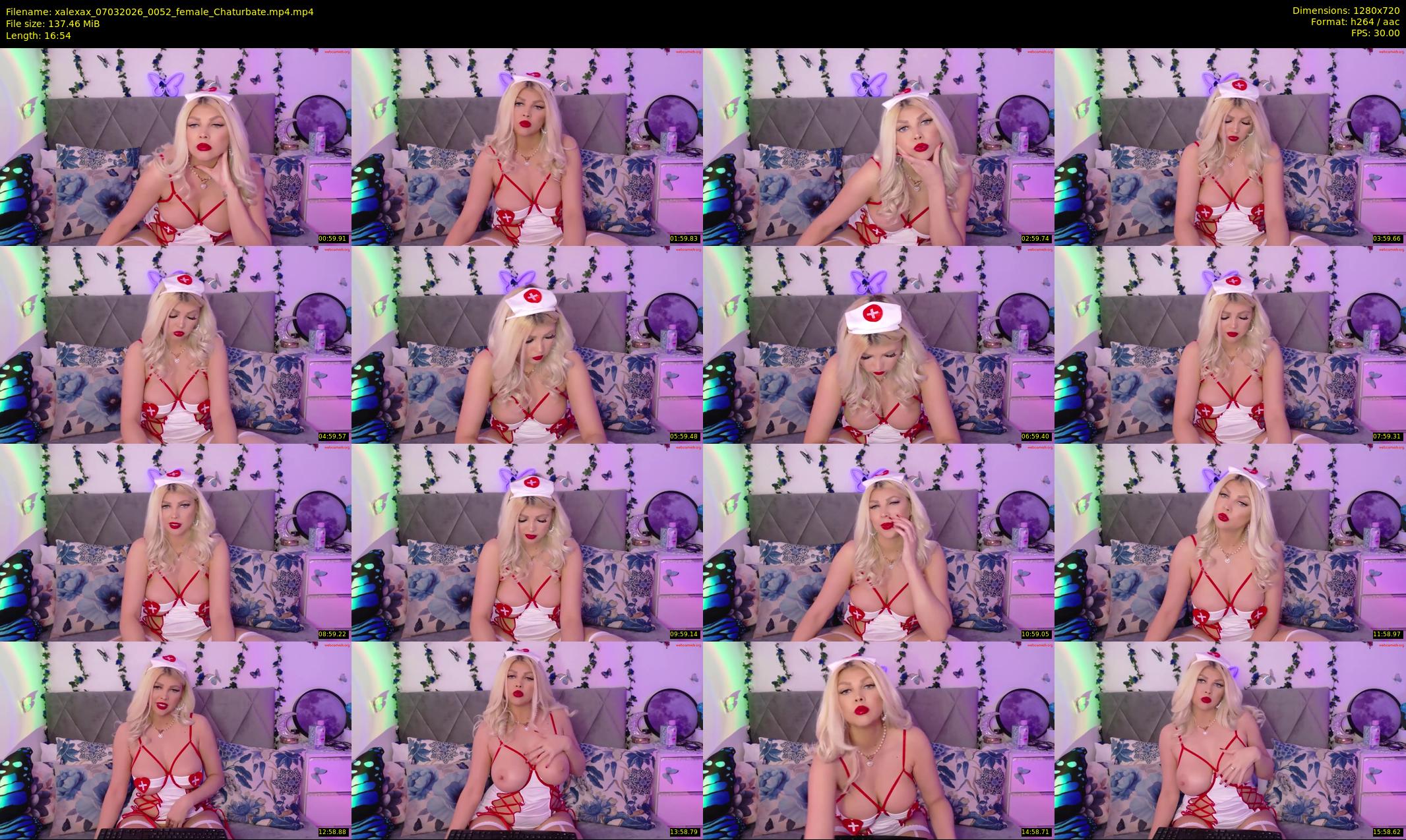 xalexax — 17 minute Chaturbate female cam show recording, 720p, Mar 7, 2026