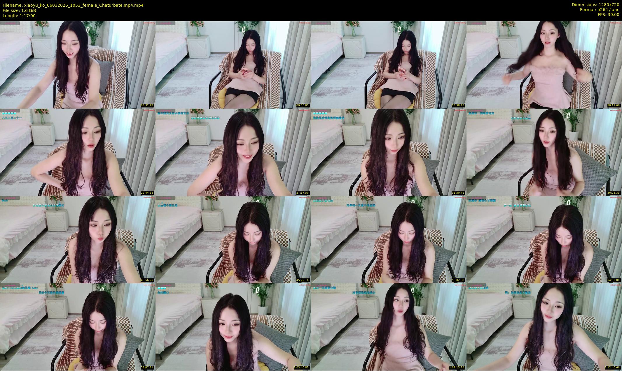 xiaoyu_ko — 77 minute Chaturbate female cam show recording, 720p, Mar 6, 2026