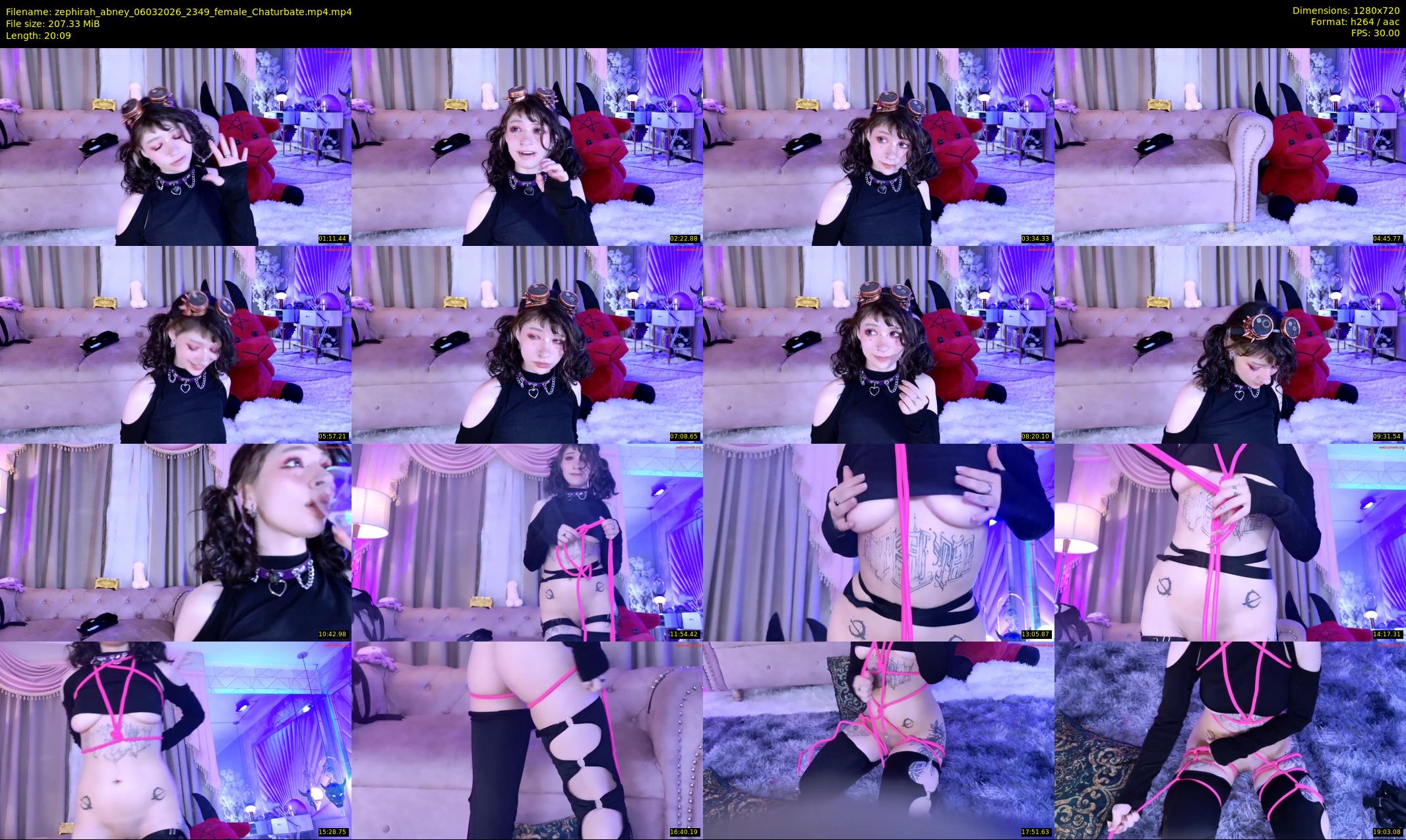 zephirah_abney — 21 minute Chaturbate female cam show recording, 720p, Mar 6, 2026
